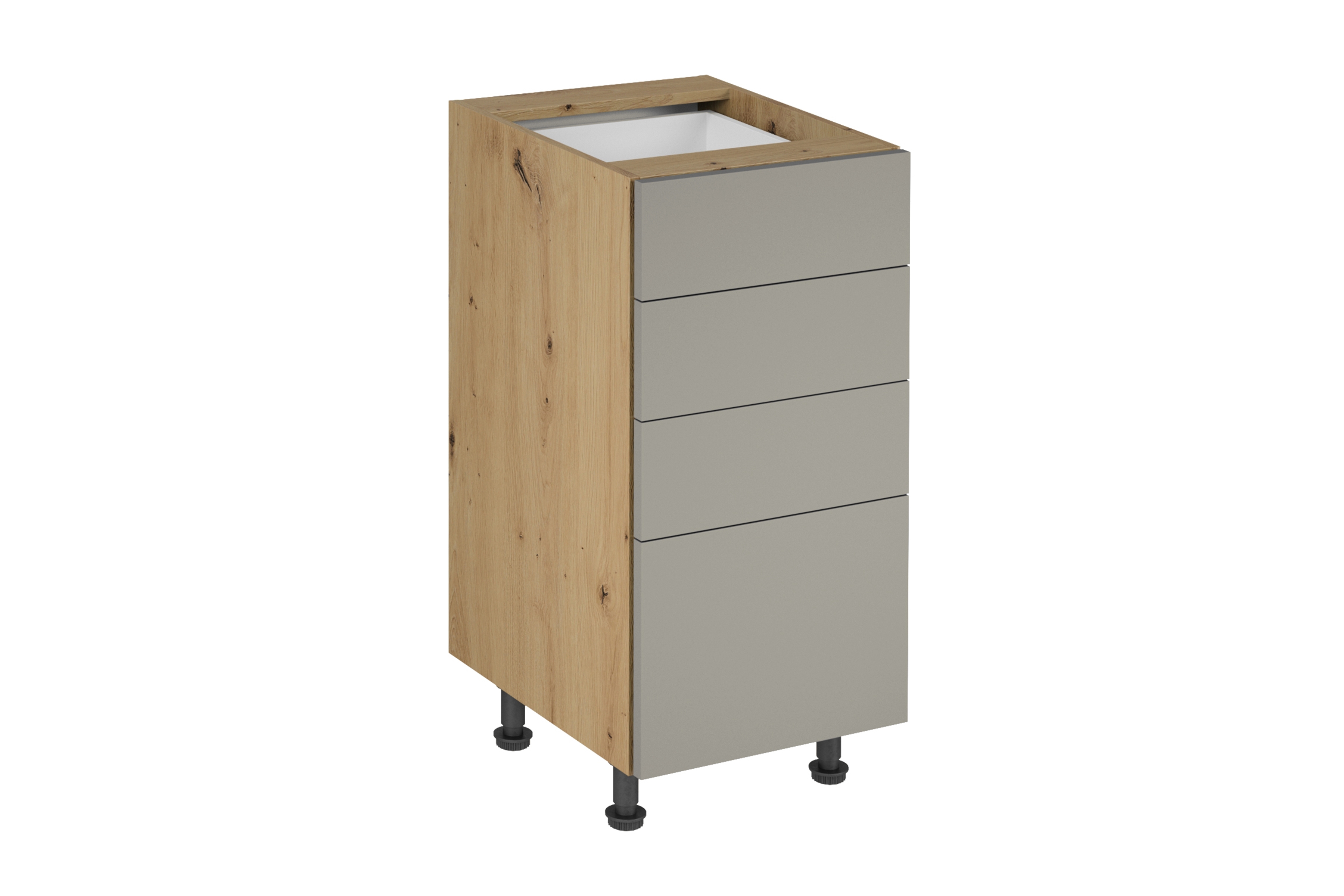 Skrinka Kuchynská dolná Langen D40S4 so štyrmi zásuvkami - beige Skrinka Kuchynská dolná Langen D40S4 so štyrmi zásuvkami - beige