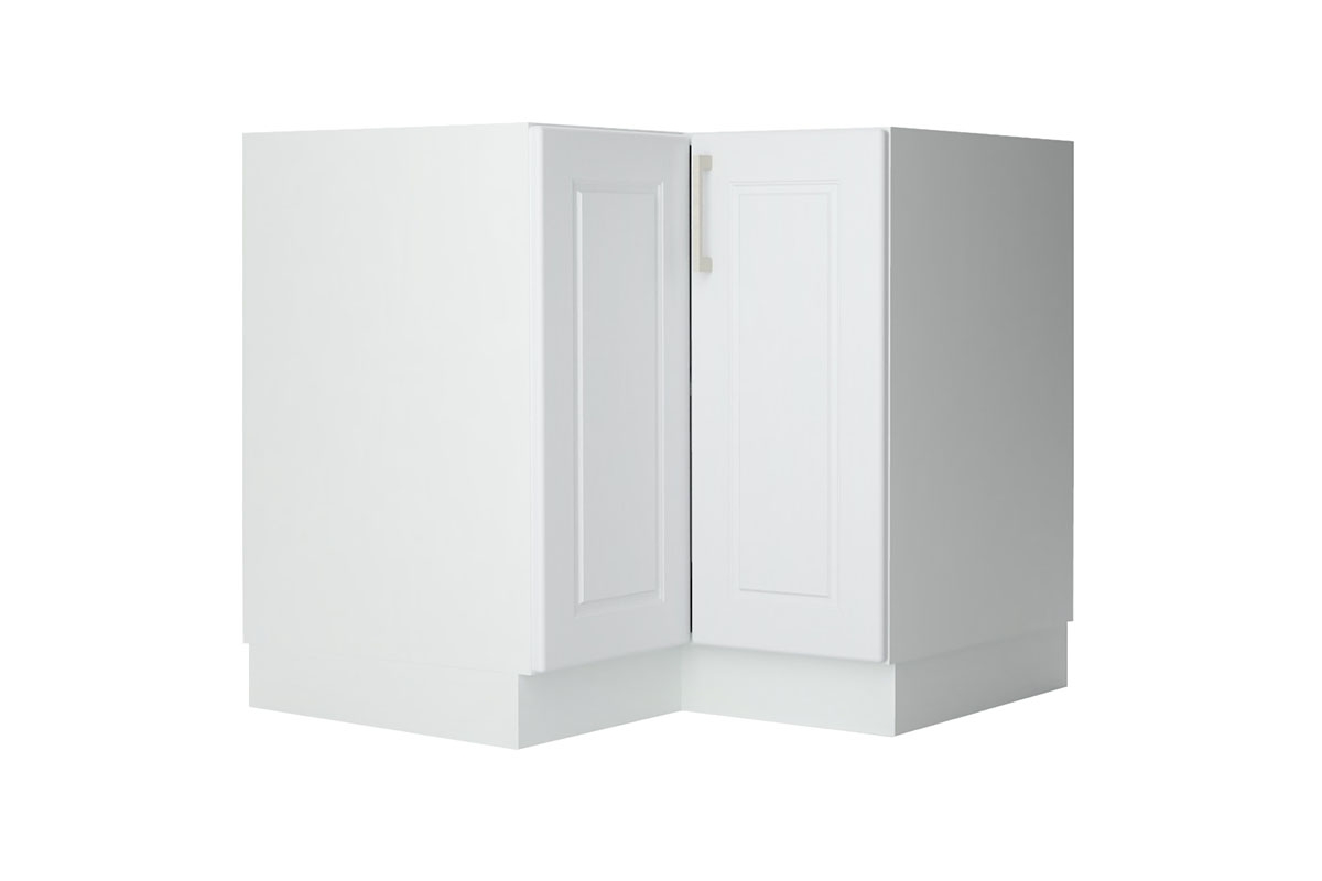 Spodní rohová skříňka Natalia DRP P/L - bílý lesk skříňka kuchyňská spodní Natalia DRP rohová dvoudveřová - bílý lesk