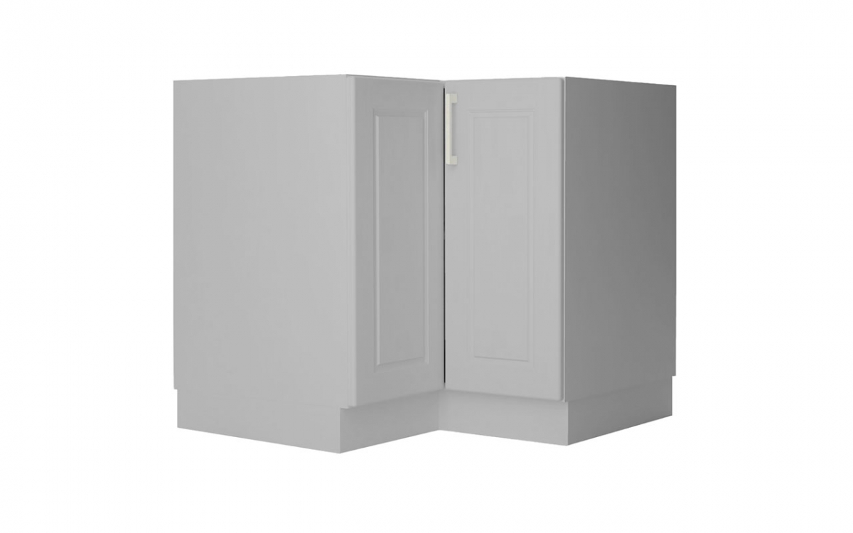 Spodní rohová skříňka Natalia DRP P/L - šedý mat skříňka kuchyňská spodní Natalia DRP rohová dvoudveřová - šedá mat