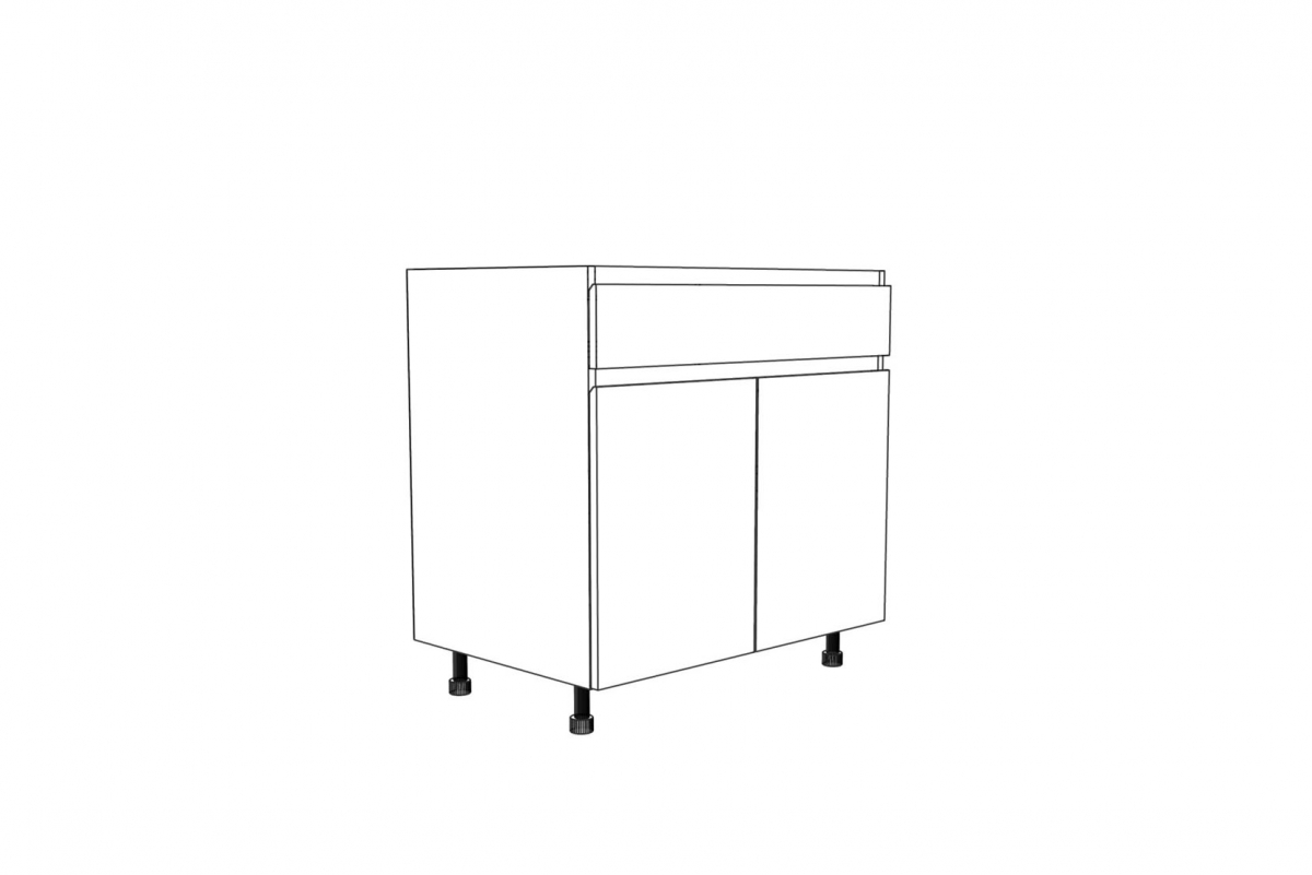 Spodní kuchyňská skříňka Campari DS80/1 dvoudveřová se zásuvkou Skříňka kuchyňská dvoudveřová z szuflada Starmotion Campari DS 8/1 