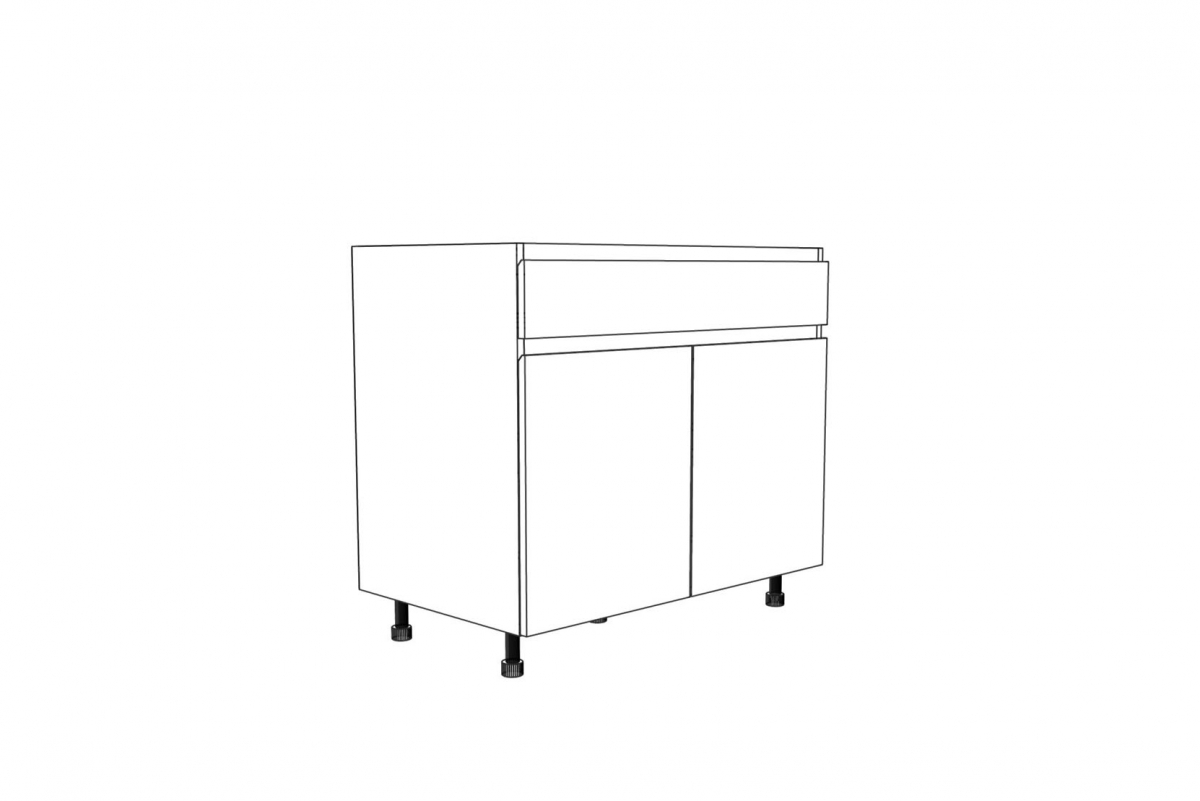 Spodní kuchyňská skříňka Campari DS90/1 dvoudveřová se zásuvkou Skříňka kuchyňská dvoudveřová z szuflada Starmotion Campari DS 9/1 