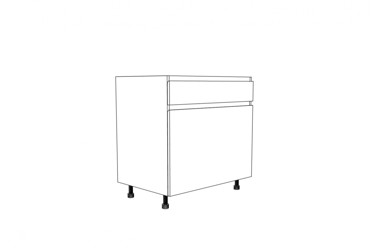 Spodná kuchynská skrinka Campari DZS80 so zásuvkou na vstavaný drez Skrinka Kuchynská pod umývadlo z szuflada Campari DZS8