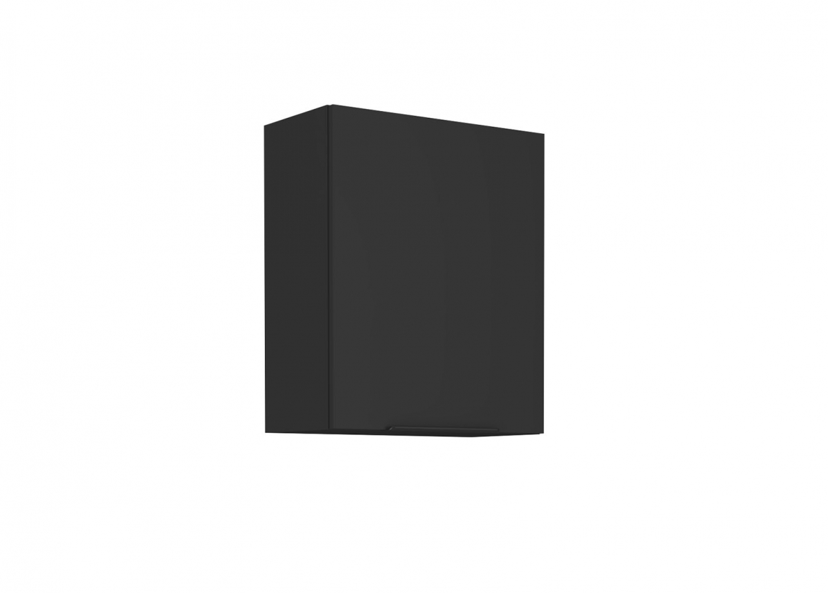 Závěsná kuchyňská skříňka Armonza 60 G-72 jednodveřová - černý mat skříňka kuchyňská závěsná Armonza 60 G-72 jednodveřová - černá mat