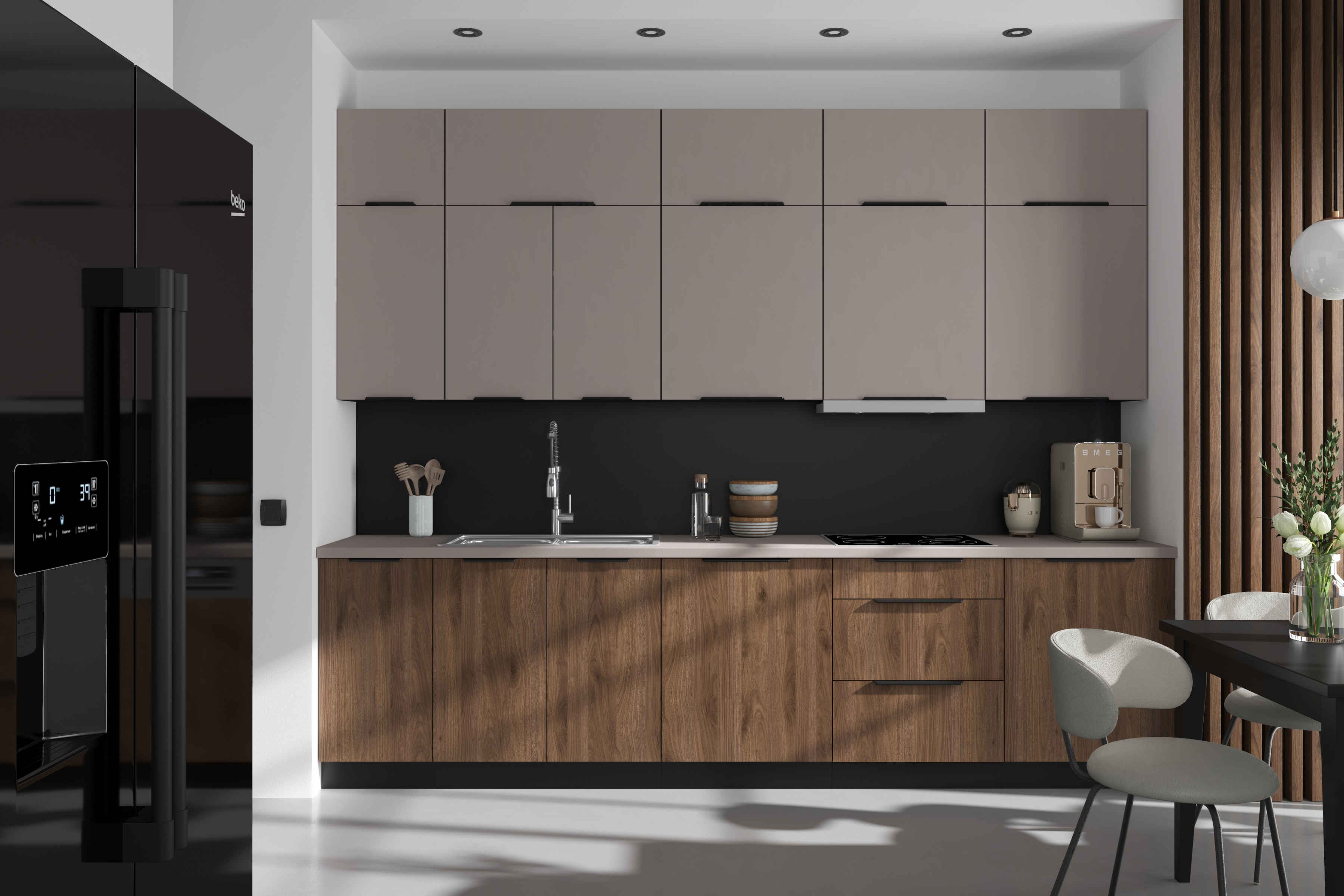 Závěsná kuchyňská skříňka Armonza 80 GU-36 nízká - kašmír skříňka kuchyňská závěsná Armonza 80 GU-36 nízká - kašmír