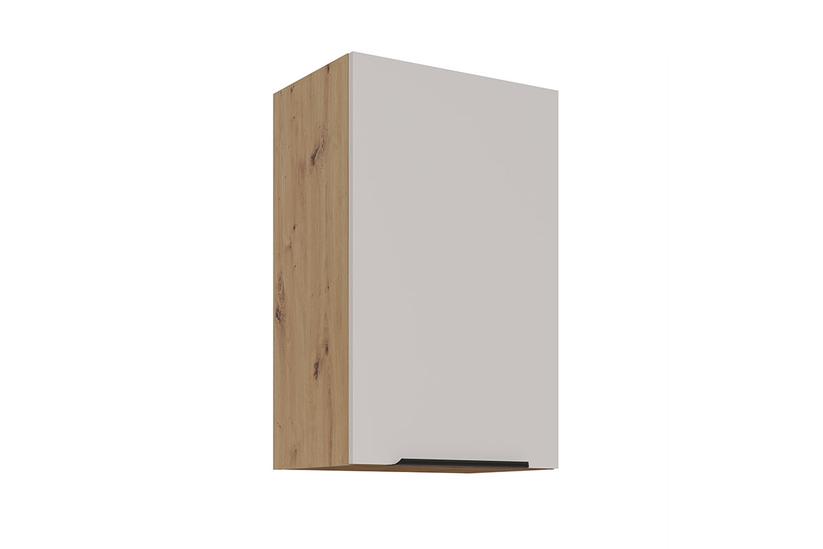 Kuchyňská horní skříňka Arvani 45 G-72 jednodveřová - kašmír / dub artisan skříňka kuchyňská závěsná Arvani 45 G-72 jednodveřová - kašmír / dub artisan