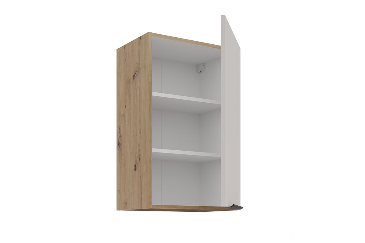 Kuchyňská horní skříňka Arvani 45 G-72 jednodveřová - kašmír / dub artisan skříňka kuchyňská závěsná Arvani 45 G-72 jednodveřová - kašmír / dub artisan