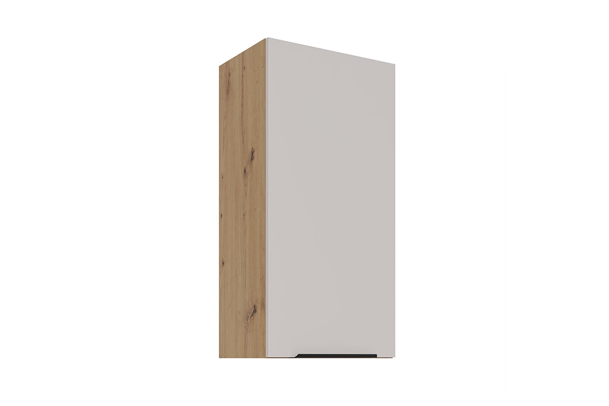 Kuchyňská horní skříňka Arvani 45 G-90 jednodveřová - kašmír / dub artisan skříňka kuchyňská závěsná Arvani 45 G-90 jednodveřová - kašmír / dub artisan