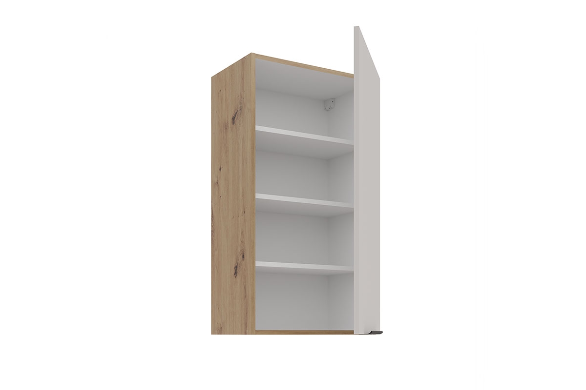 Kuchyňská horní skříňka Arvani 50 G-90 jednodveřová - kašmír / dub artisan skříňka kuchyňská závěsná Arvani 50 G-90 jednodveřová - kašmír / dub artisan