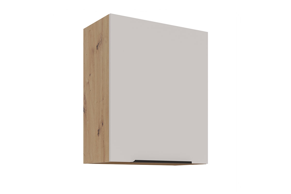 Kuchyňská horní skříňka Arvani 60 G-72 jednodveřová - kašmír / dub artisan skříňka kuchyňská závěsná Arvani 60 G-72 jednodveřová - kašmír / dub artisan