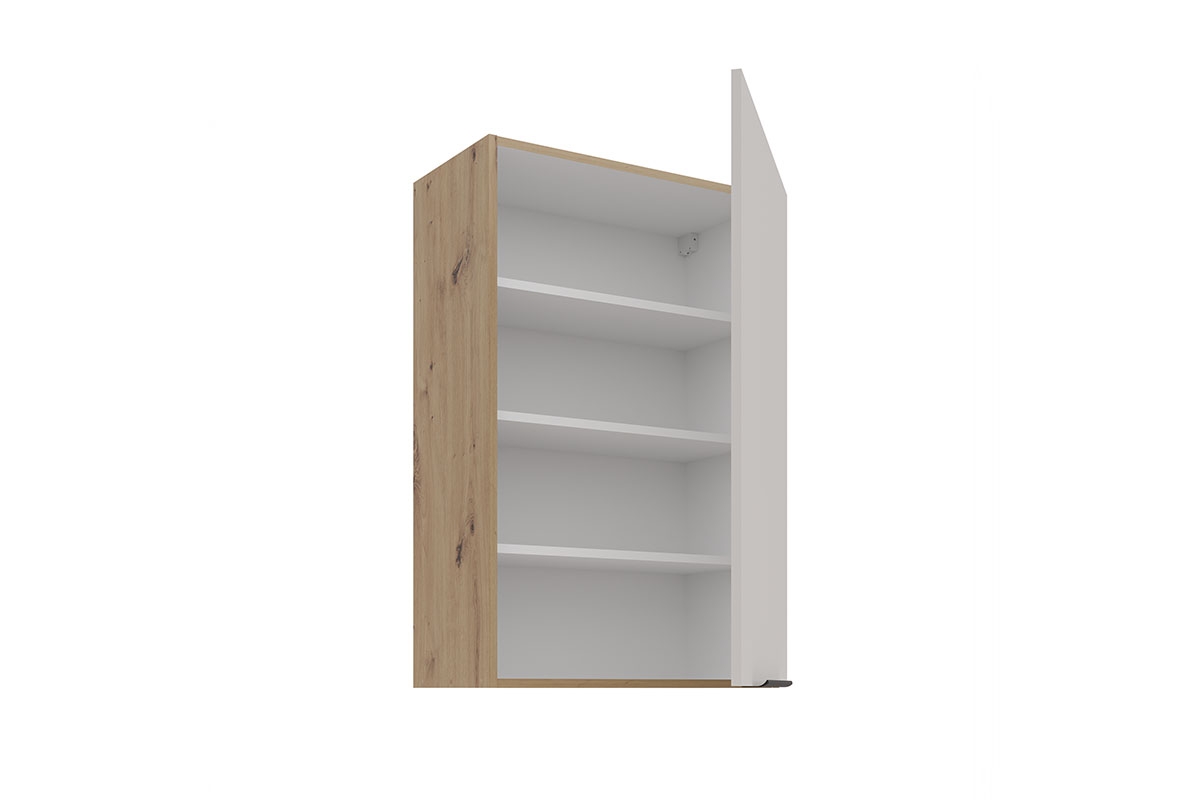 Kuchyňská horní skříňka Arvani 60 G-90 jednodveřová - kašmír / dub artisan skříňka kuchyňská závěsná Arvani 60 G-90 jednodveřová - kašmír / dub artisan