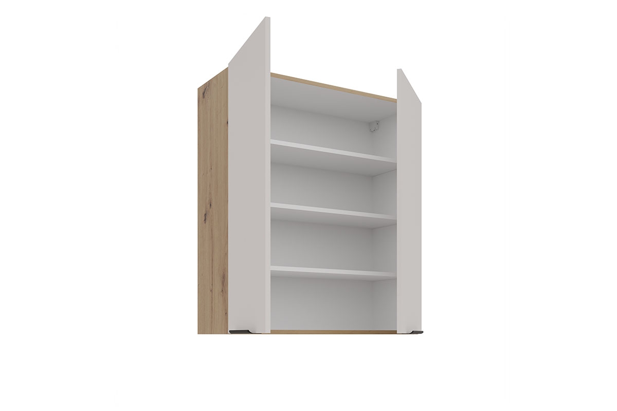 Kuchyňská horní skříňka Arvani 80 G-90 dvoudveřová - kašmír / dub artisan skříňka kuchyňská závěsná Arvani 80 G-90 dvoudveřová - kašmír / dub artisan