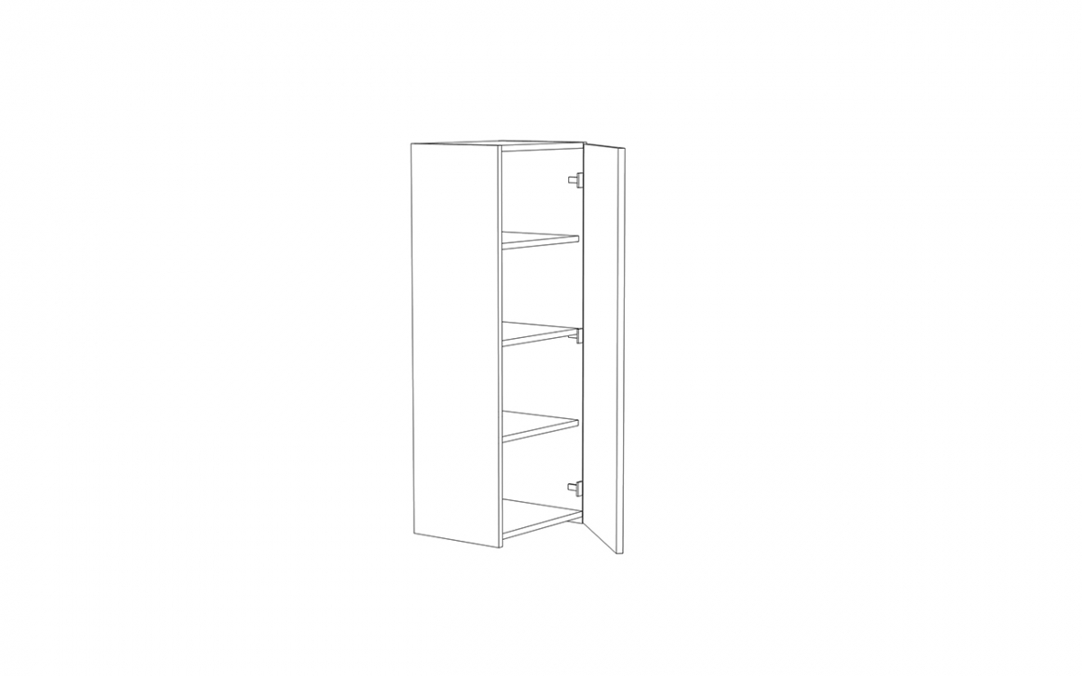 Závěsná kuchyňská skříňka Campari W45/108 jednodveřová skříňka kuchyňská závěsná Campari W45/108 jednodveřová