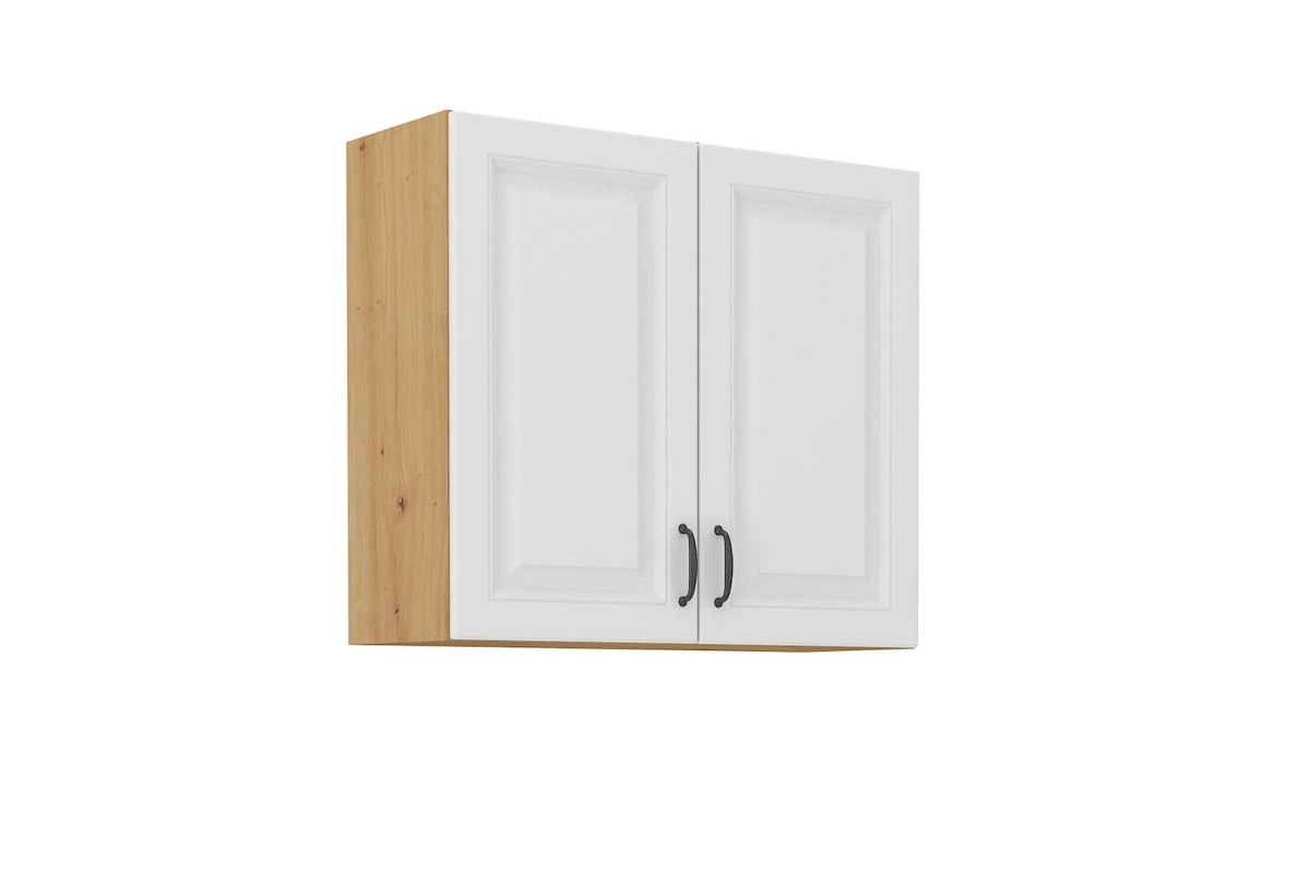 Horní kuchyňská skříňka Estella 80G-72 dvoudveřová - bílý mat / dub artisan skříňka kuchyňská závěsná Estella 80 G-72 dvoudveřová - bílý mat / dub artisan