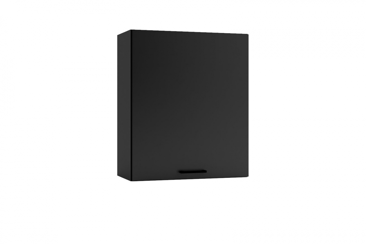 Horní kuchyňská skříňka Anika W60 jednodveřová – grafit Skříňka kuchyňská závěsná jednodveřová Anika W60 - grafit / grafit