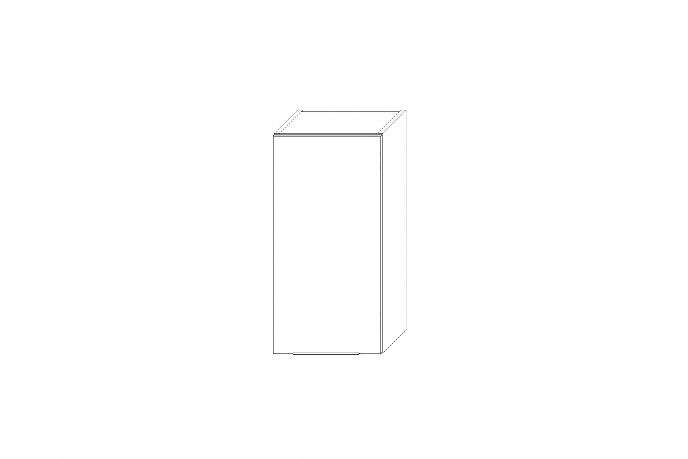 KAMMONO W__.1/71_SPEC - závesná skrinka nastaviteľná - P2 i K2 BLACK Skrinka Kuchynská závesná Kammono K2 W__.1/71_SPEC regulowana w zakresie 21-39cm