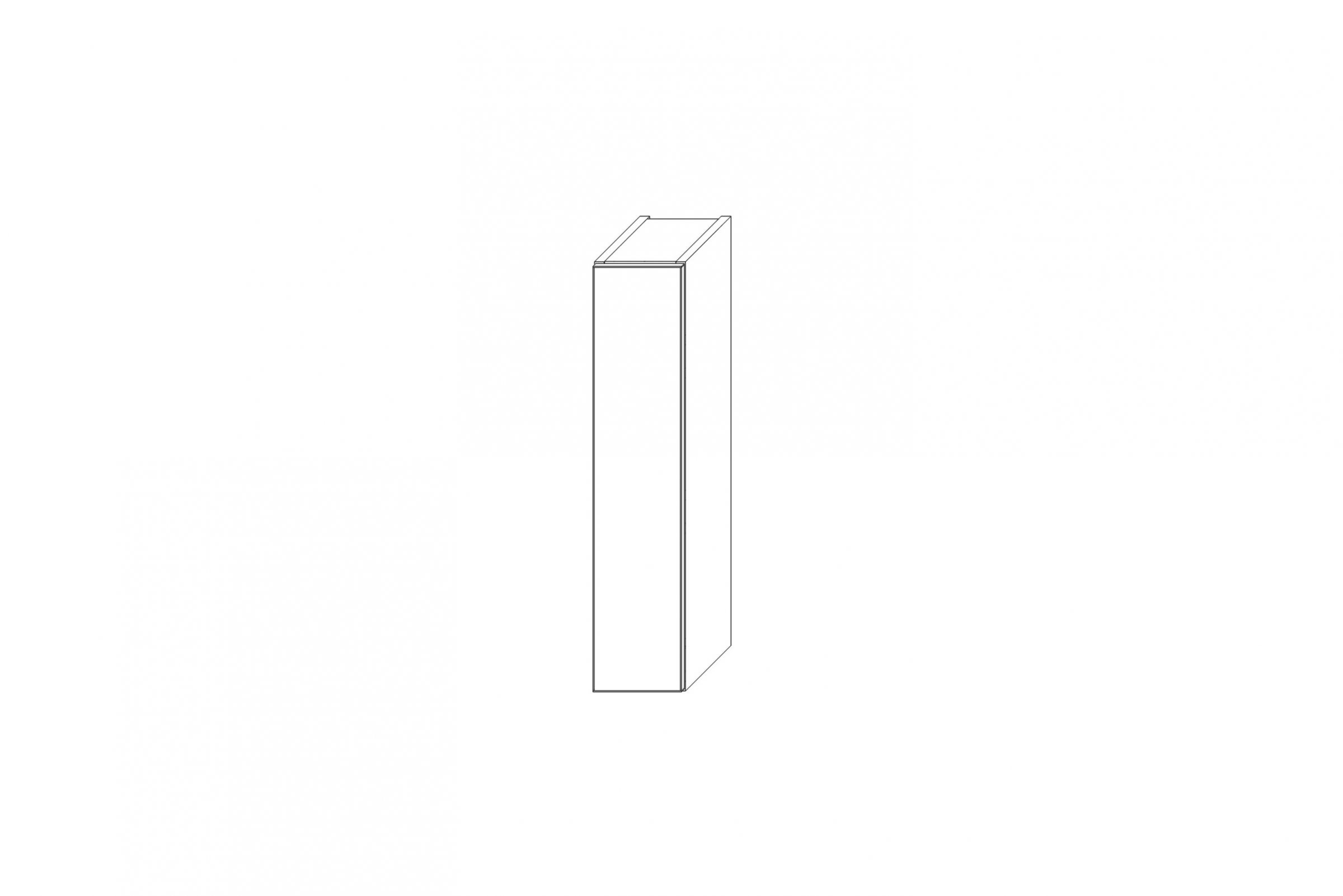 Horní kuchyňská skříňka Kammono K2 W15.1/71 jednodveřová skříňka kuchyňská závěsná Kammono K2 W15.1/71 jednodveřová