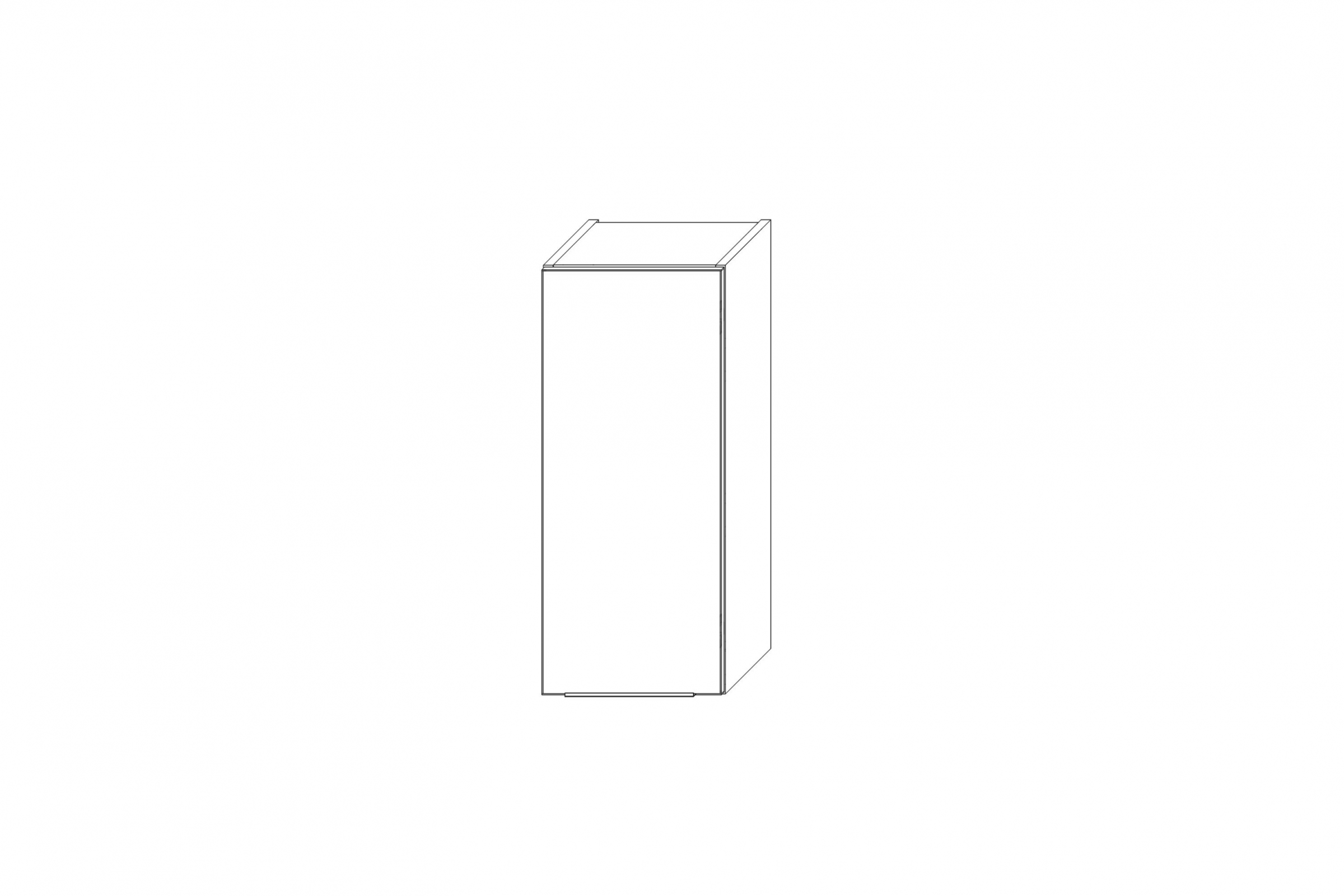 Horní kuchyňská skříňka Kammono K2 W30.1/90 jednodveřová skříňka kuchyňská závěsná Kammono K2 W30.1/90 jednodveřová