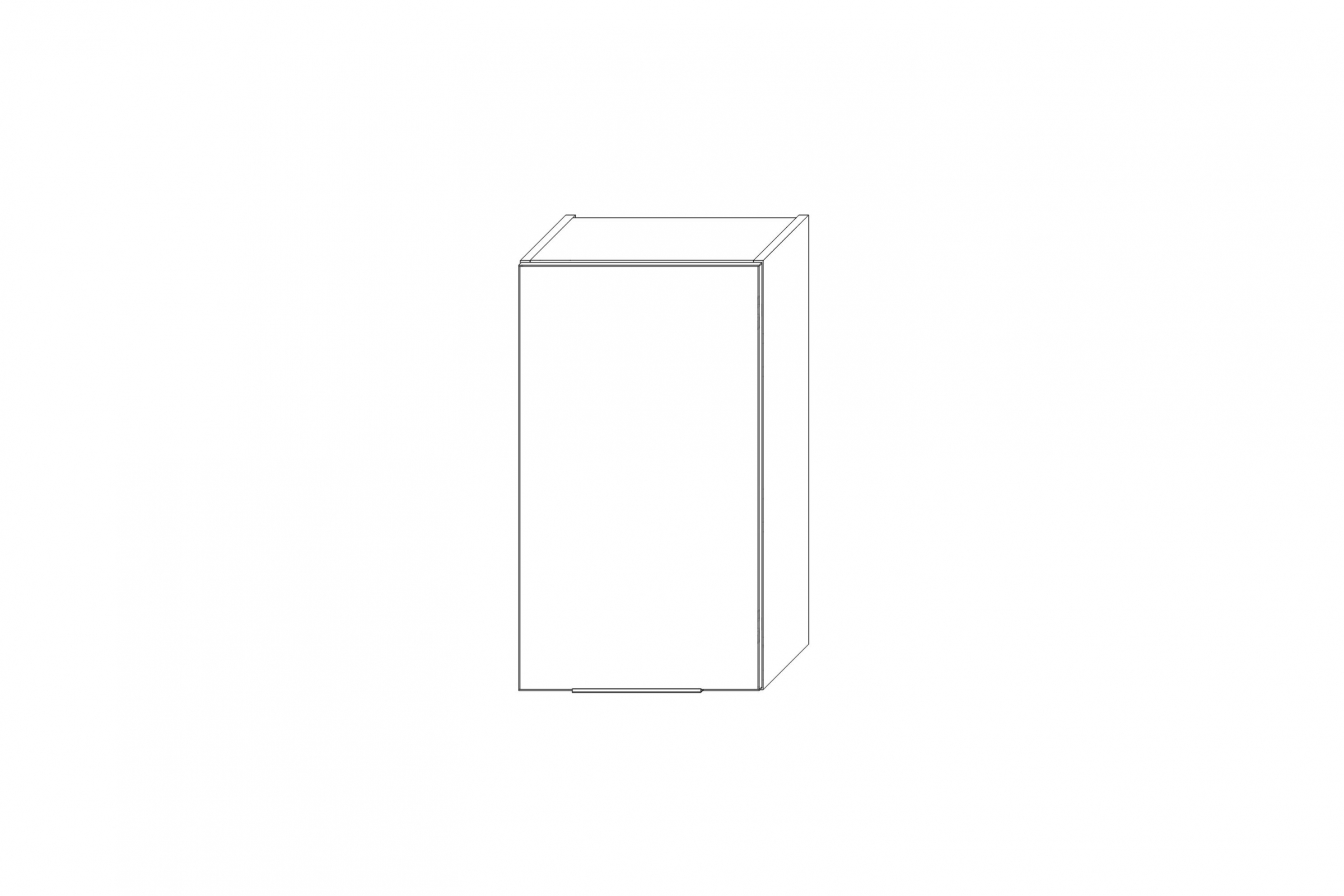 Horní kuchyňská skříňka Kammono K2 W40.1/71 jednodveřová skříňka kuchyňská závěsná Kammono K2 W40.1/71 jednodveřová