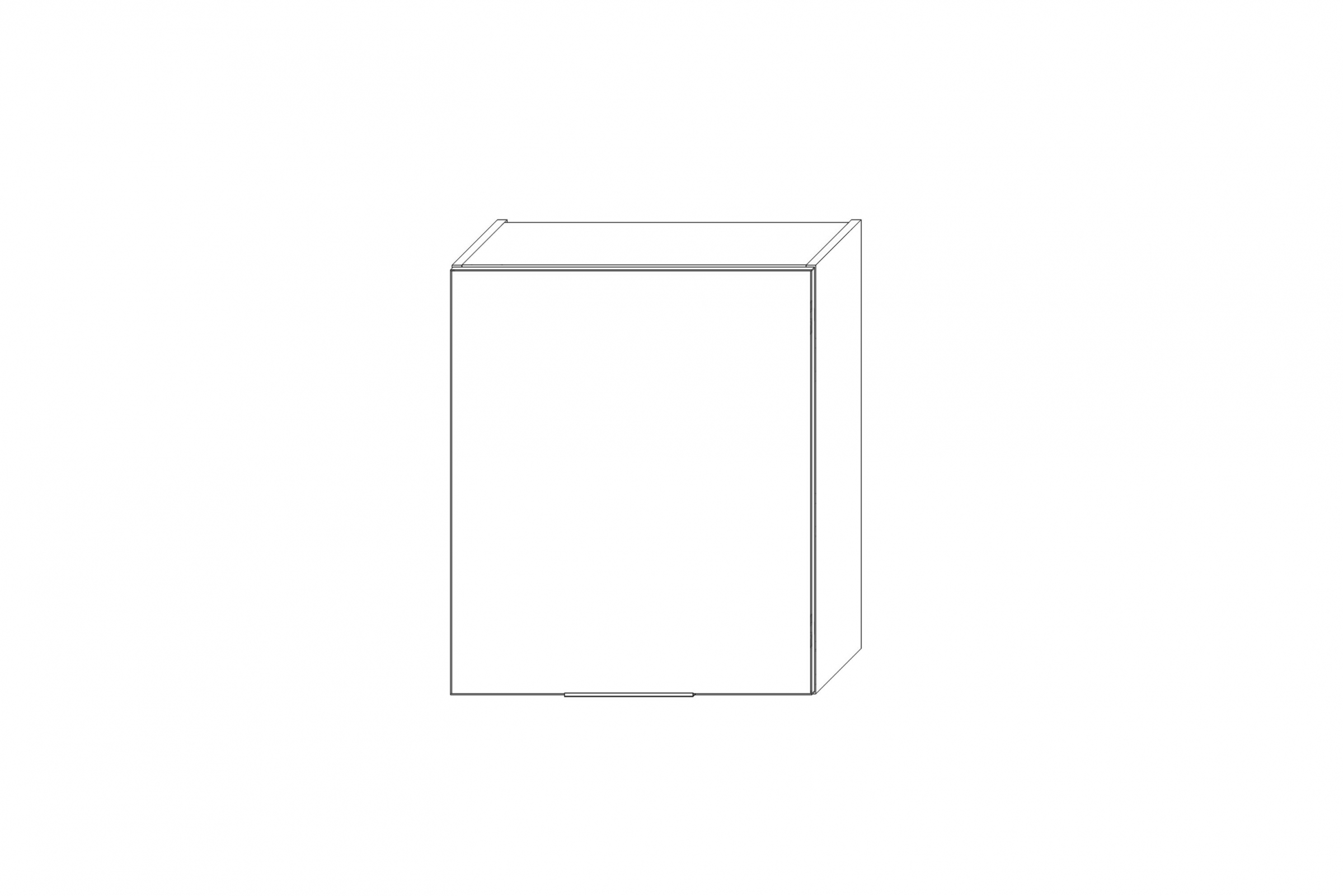 Horní kuchyňská skříňka Kammono K2 W60.1/90 jednodveřová skříňka kuchyňská závěsná Kammono K2 W60.1/90 jednodveřová