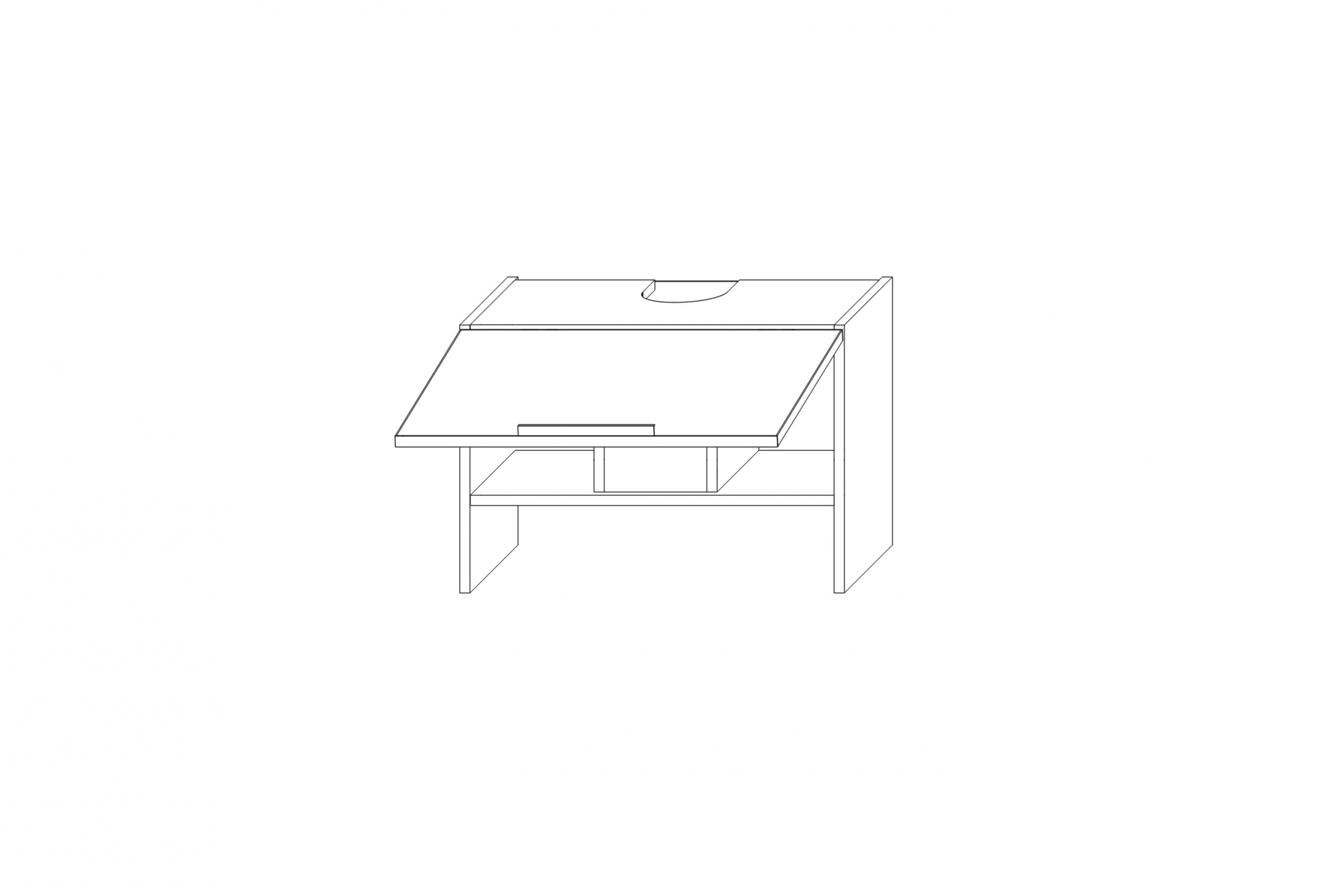 Skrinka Kuchynská závesná Kammono K2 WO60/42P digestorová do riadu nad plyta gazowa  Skrinka Kuchynská závesná Kammono K2 WO60/42P digestorová do riadu nad plyta gazowa 