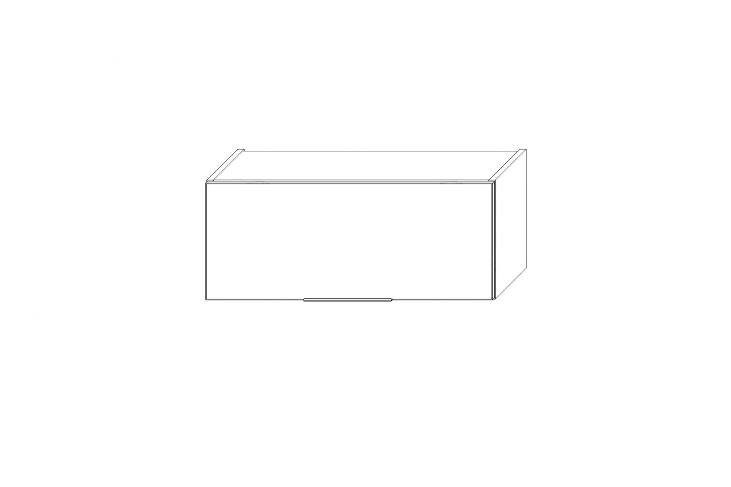 Nízká horní kuchyňská skříňka Kammono K2 WO70/29 skříňka kuchyňská závěsná Kammono K2 WO70/29 nízká