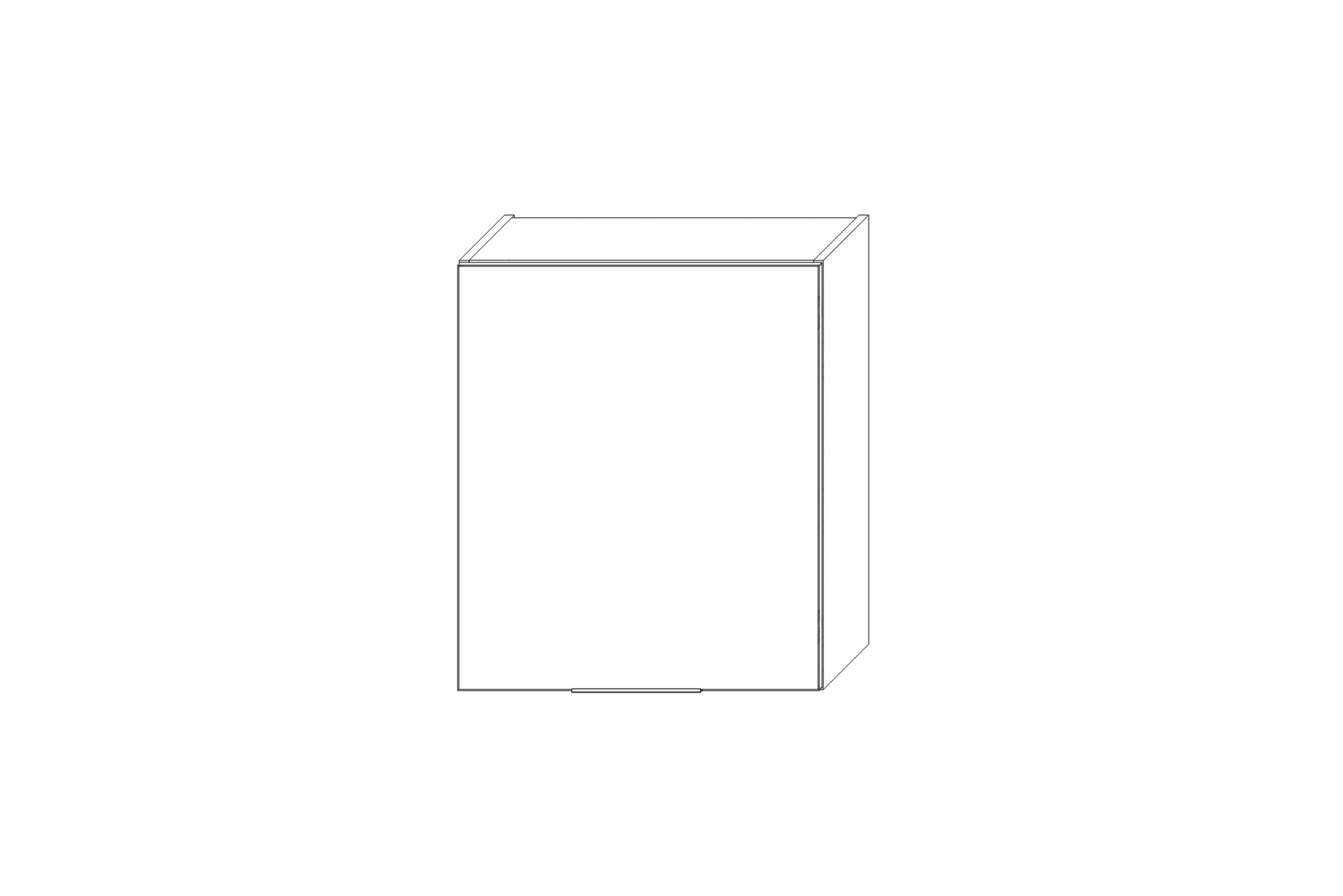 Horní kuchyňská skříňka Kammono K2 WS60.1/71 jednodveřová s odkapávačem na nádobí skříňka kuchyňská závěsná Kammono K2 WS60.1/71 jednodveřová z suszarka pro naczyn