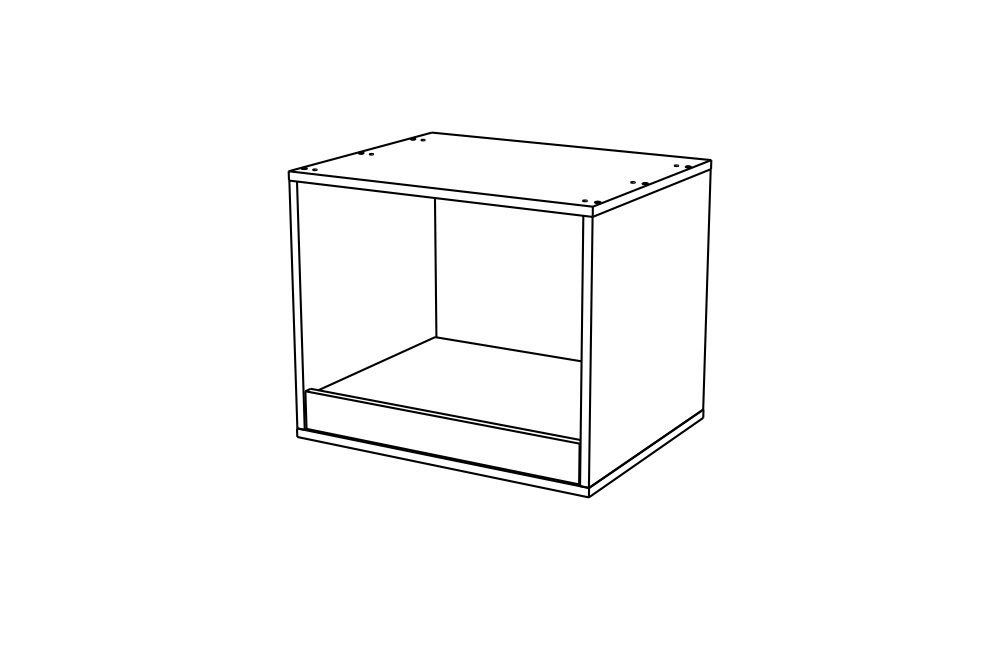 skříňka kuchyňská závěsná Kammono NPW65/54 z wysuwana polka pod AGD wolnostojace skříňka kuchyňská závěsná Kammono NPW65/54 z wysuwana polka pod AGD wolnostojace