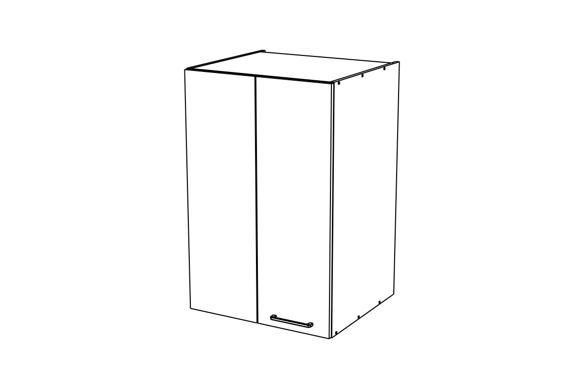 skříňka kuchyňská závěsná Kammono P2 SNPR65/100 do zabudowy naroznej skříňka kuchyňská závěsná Kammono P2 SNPR65/100 do zabudowy naroznej