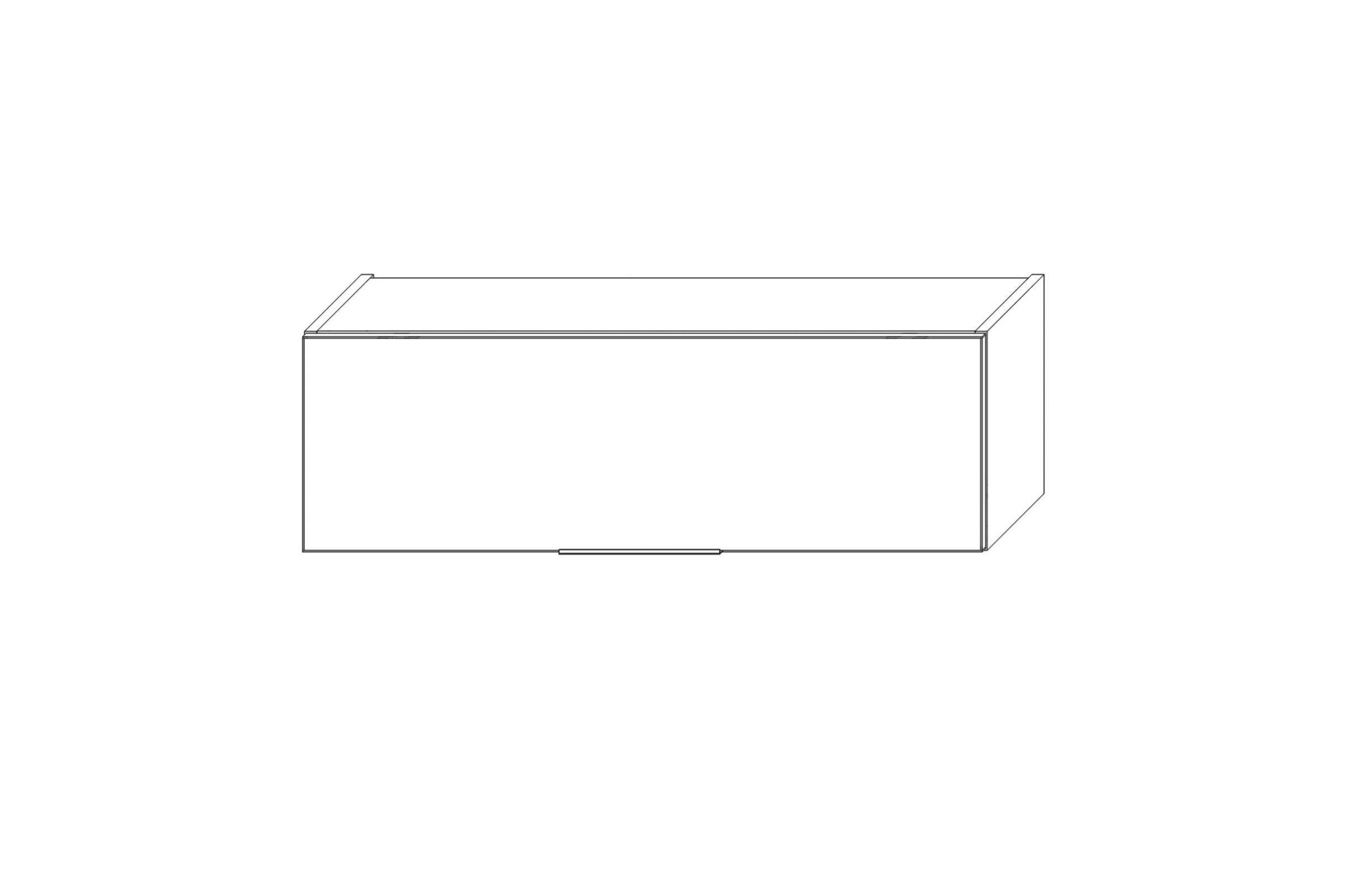 Nízká horní kuchyňská skříňka Kammono K2 WO90/29 skříňka kuchyňská závěsná Kammono P2 WO90/29 nízká