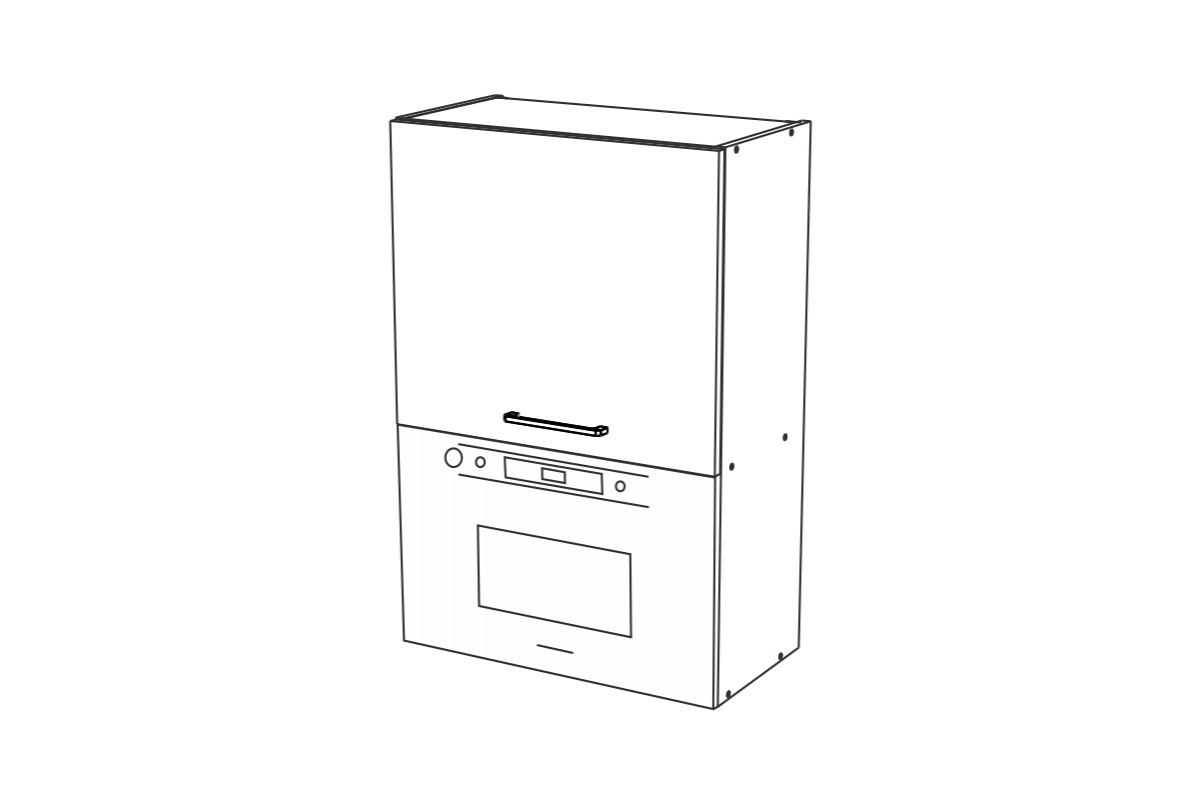 Skrinka Kuchynská závesná Kammono P2 WOM1Z60/90 pod zabudowe mikrofalowki Skrinka Kuchynská závesná Kammono P2 WOM1Z60/90 pod zabudowe mikrofalowki