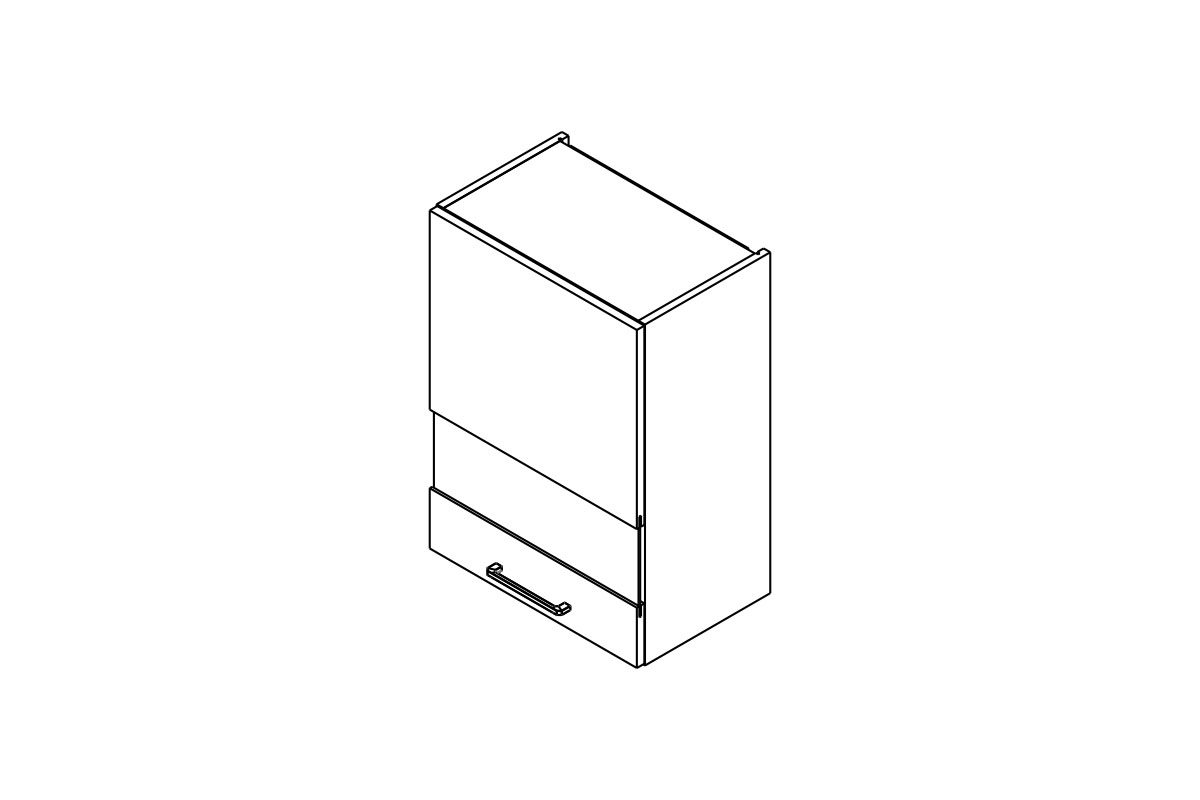 skříňka kuchyňská závěsná Kammono P2 WW50.1/71 jednodveřová z przeszkleniem skříňka kuchyňská závěsná Kammono P2 WW50.1/71 jednodveřová z przeszkleniem