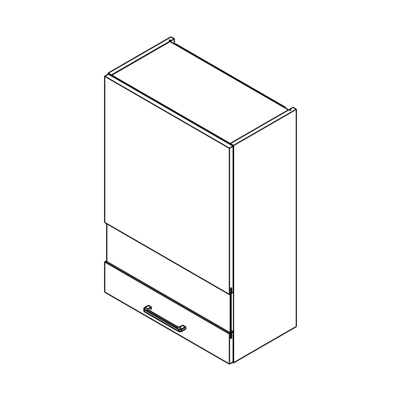 Skrinka Kuchynská závesná Kammono P2 WW60.1/90 jednodverová s presklením Skrinka Kuchynská závesná Kammono P2 WW60.1/90 jednodverová s presklením