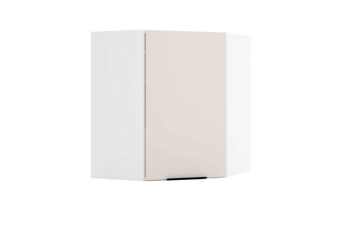 Skříňka kuchyňská Sonja WR P/L závěsná rohová - béžová písková Skříňka kuchyňská závěsná rohová Sonja WR P/L- Béžová Pískový