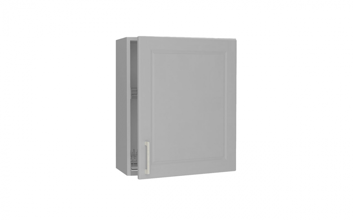 Kuchyňská závěsná skříňka Natalia W60 SU P/L s odkapávačem - šedý mat skříňka kuchyňská závěsná Natalia W60 SU jednodveřová s odkapávačem - šedá mat