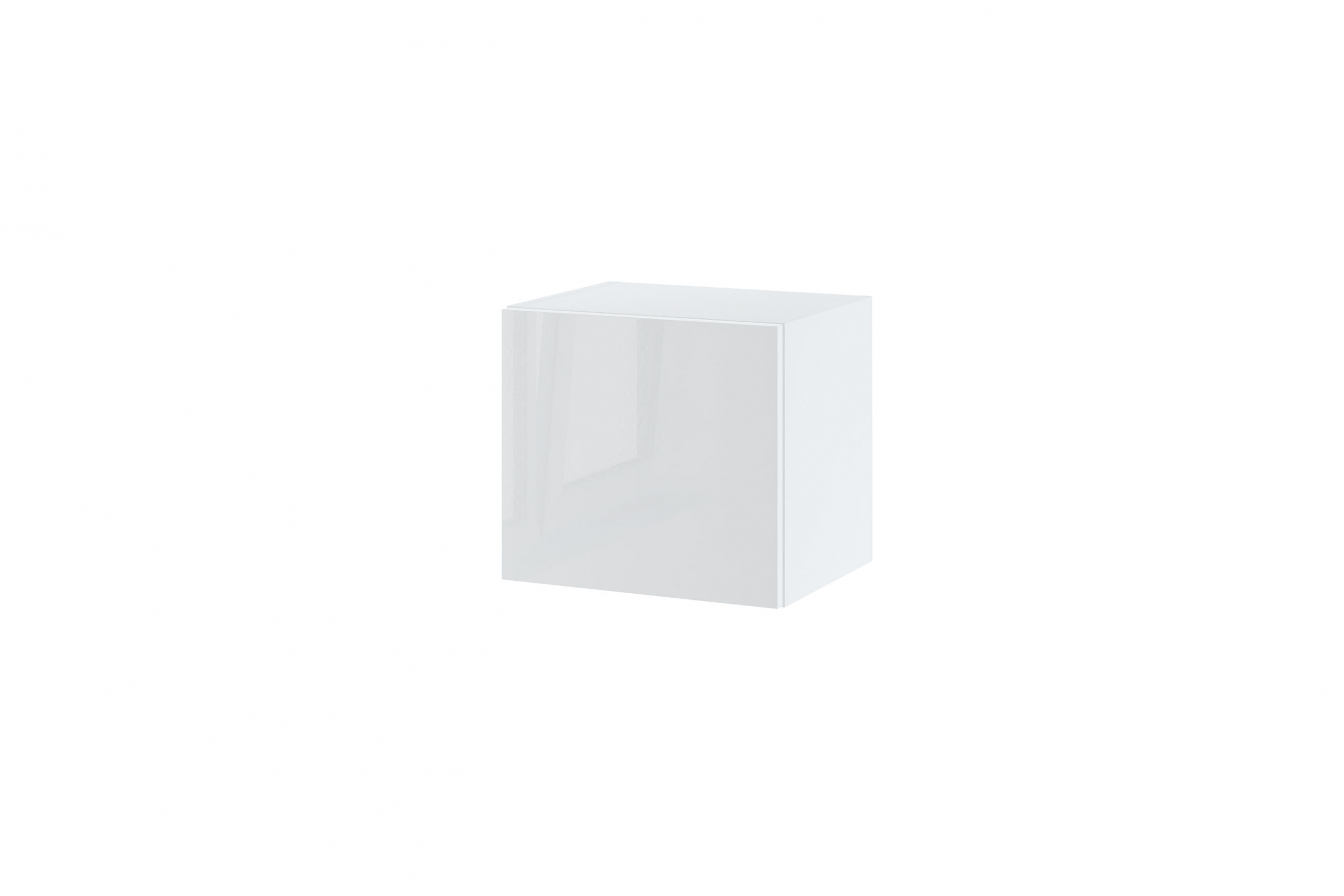 Závesná kuchynská skrinka Campari WO40/36 nízka Skrinka Kuchynská závesná nízka Campari WO 4/36 - korpus Biely, predná časť biely lesk 