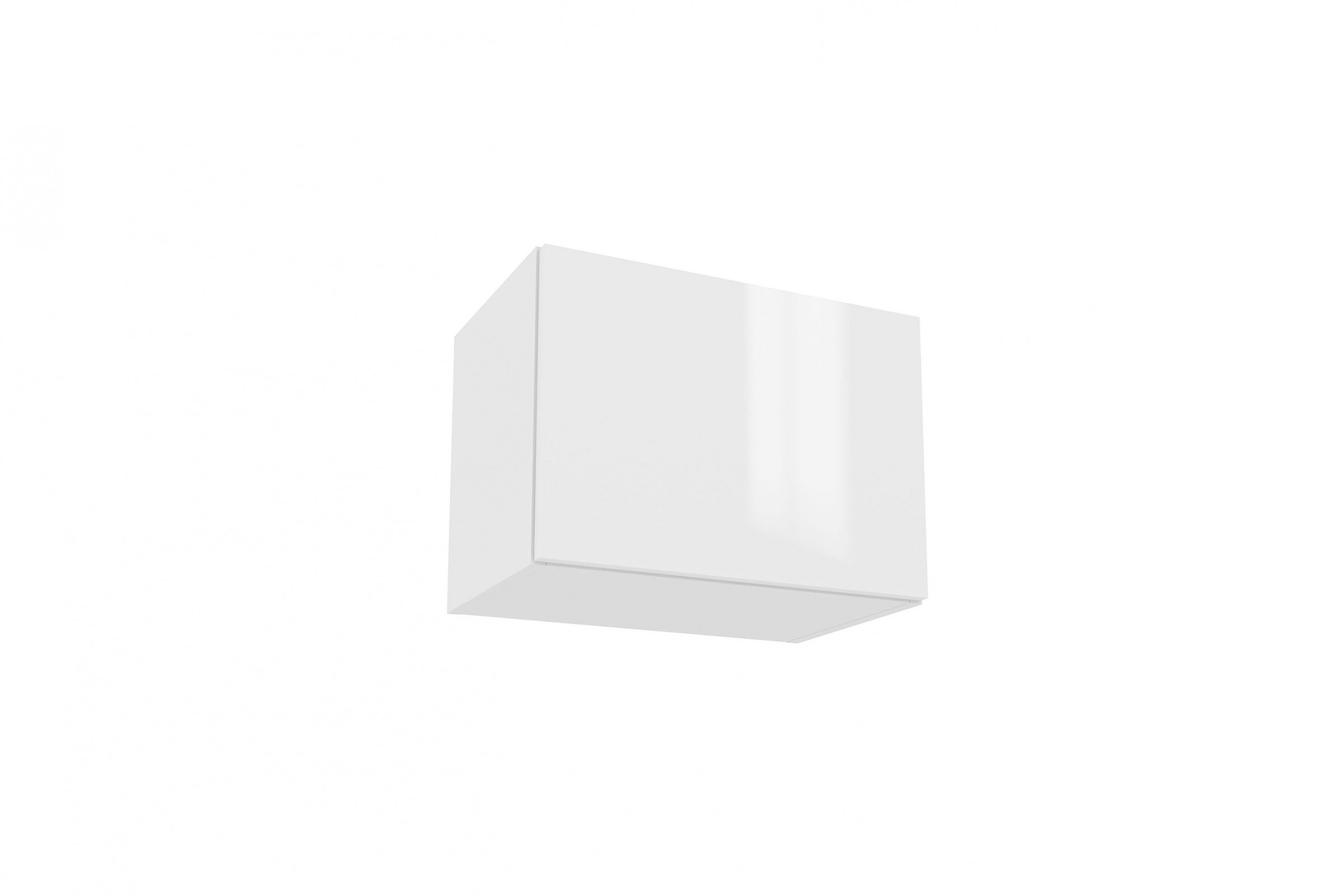 Závesná kuchynská skrinka Campari WO50/36 nízka Skrinka Kuchynská závesná nízka Campari WO 5/36 - korpus Biely, predná časť biely lesk 