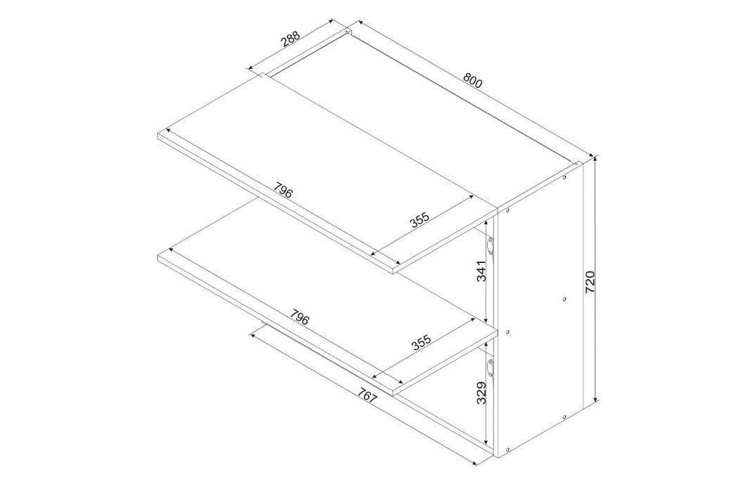 Skříňka kuchyňská Sonja W80 GRF/2 závěsná dvoudveřová - béžová písková skříňka kuchyňská závěsná Sonja W80 GRF/2 výklopná dvoudveřová - béžová Pískový