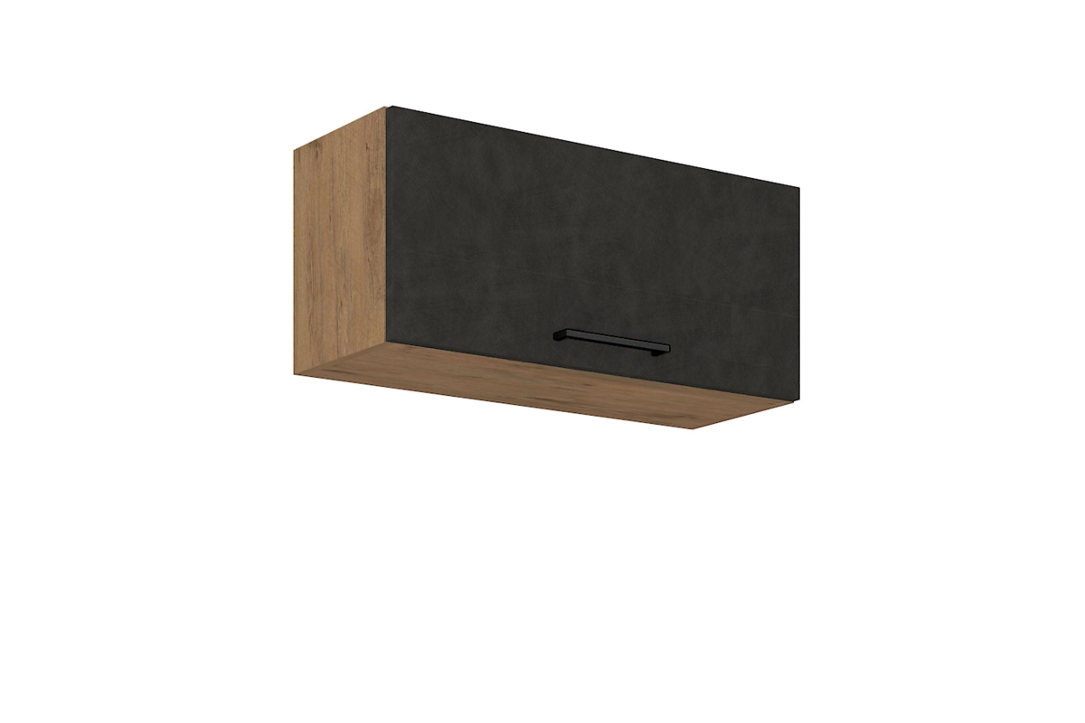 Nástavcová skříňka Vindigo Bold 80 GU-36 1F Skříňka kuchyňská závěsná Vindigo Bolt 80 GU-36 1F - Dub lancelot / matera šedý