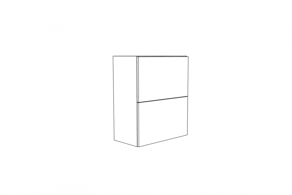 Závěsná kuchyňská skříňka Campari WPO60/72 dvoudveřová Skříňka kuchyňská závěsná vysoká Campari WPO 6/72