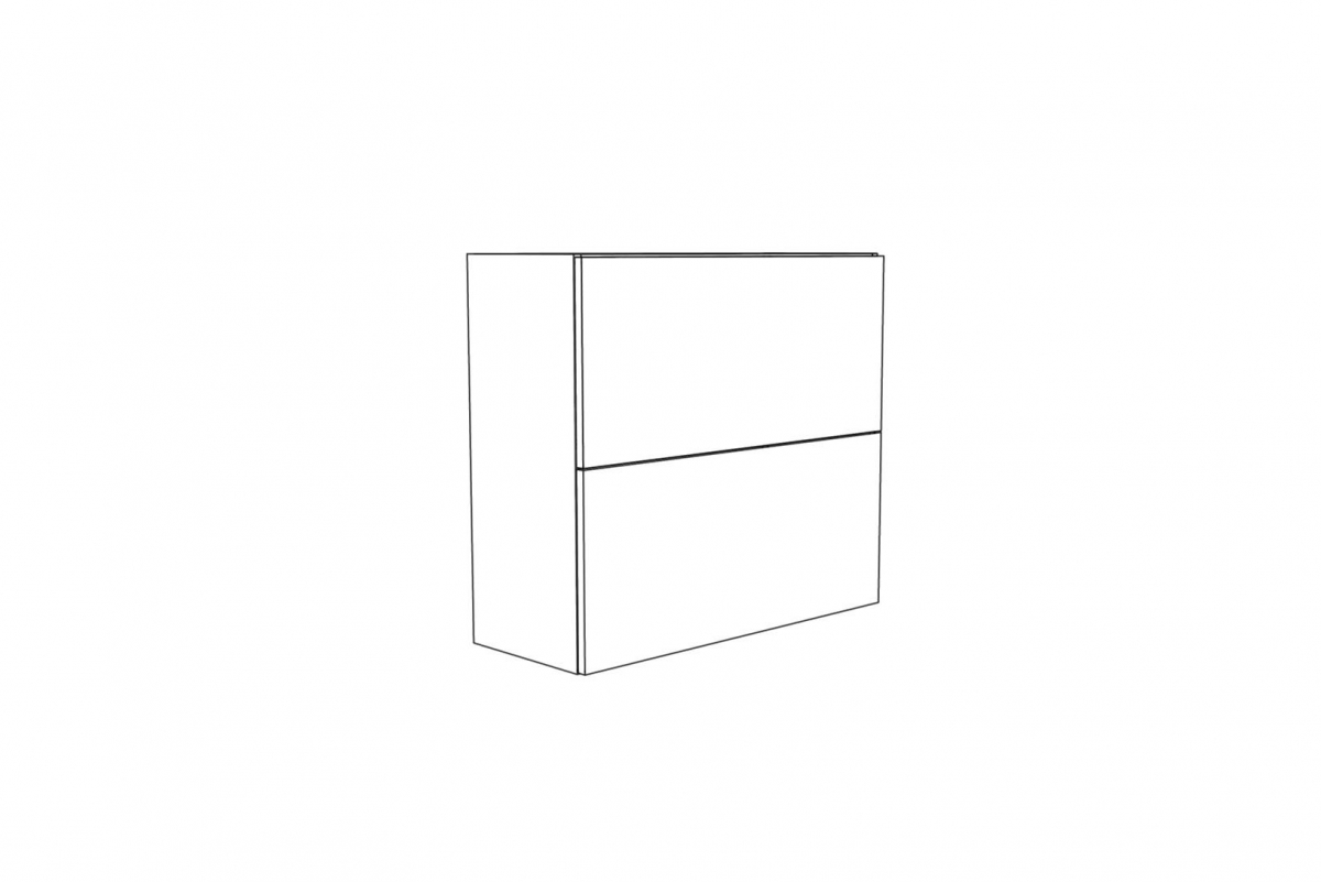 Závesná kuchynská skrinka Campari WPO80/72 dvojdverová Skrinka Kuchynská závesná vysoká Campari WPO 8/72