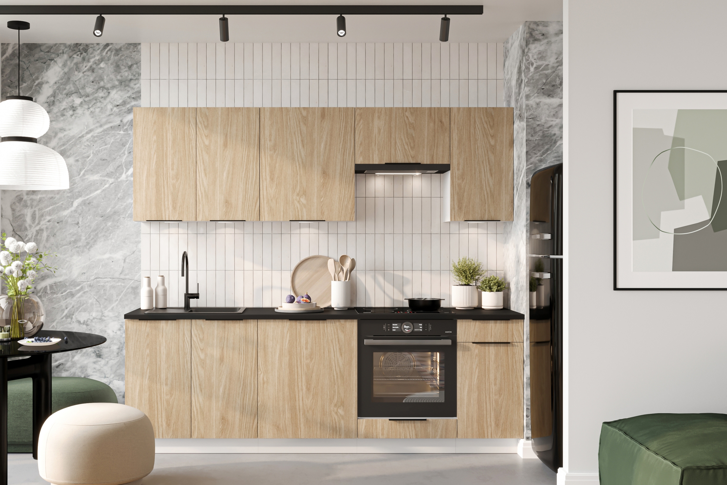 Závesná koncová kuchynská skrinka Sonja WPO - biela - Koncovka Série Skrinka Kuchynská závesná zakonczeniowa Sonja WPO - Biela