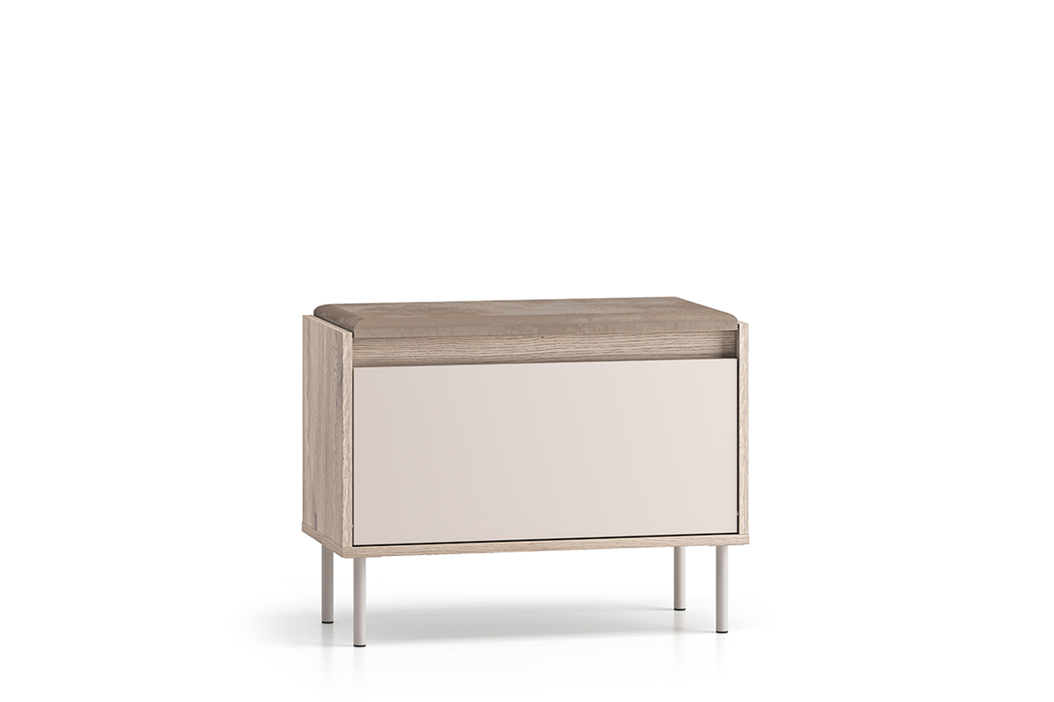 Botník Tivano 06 69 cm - kašmír / dub cremona skříňka na boty Tivano 06 69 cm - kašmír / dub cremona