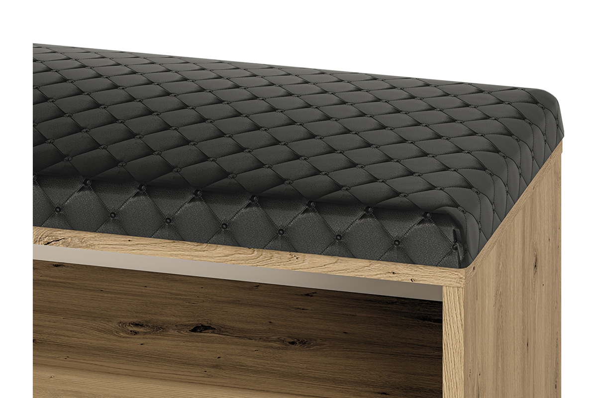 Skrinka na topánky so sedákom Klarso 05 Skrinka na topánky so sedákom Nevio 05 - detal 2