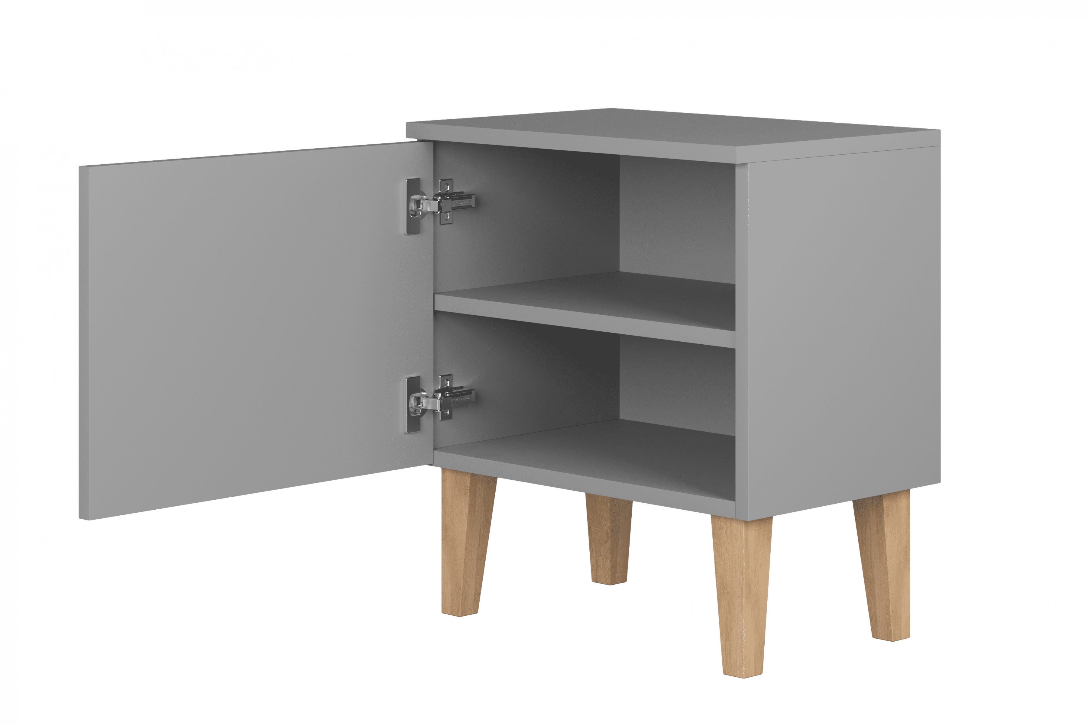 Noční stolek Balio 50 cm - šedá Noční stolek Balio 50 cm - šedá