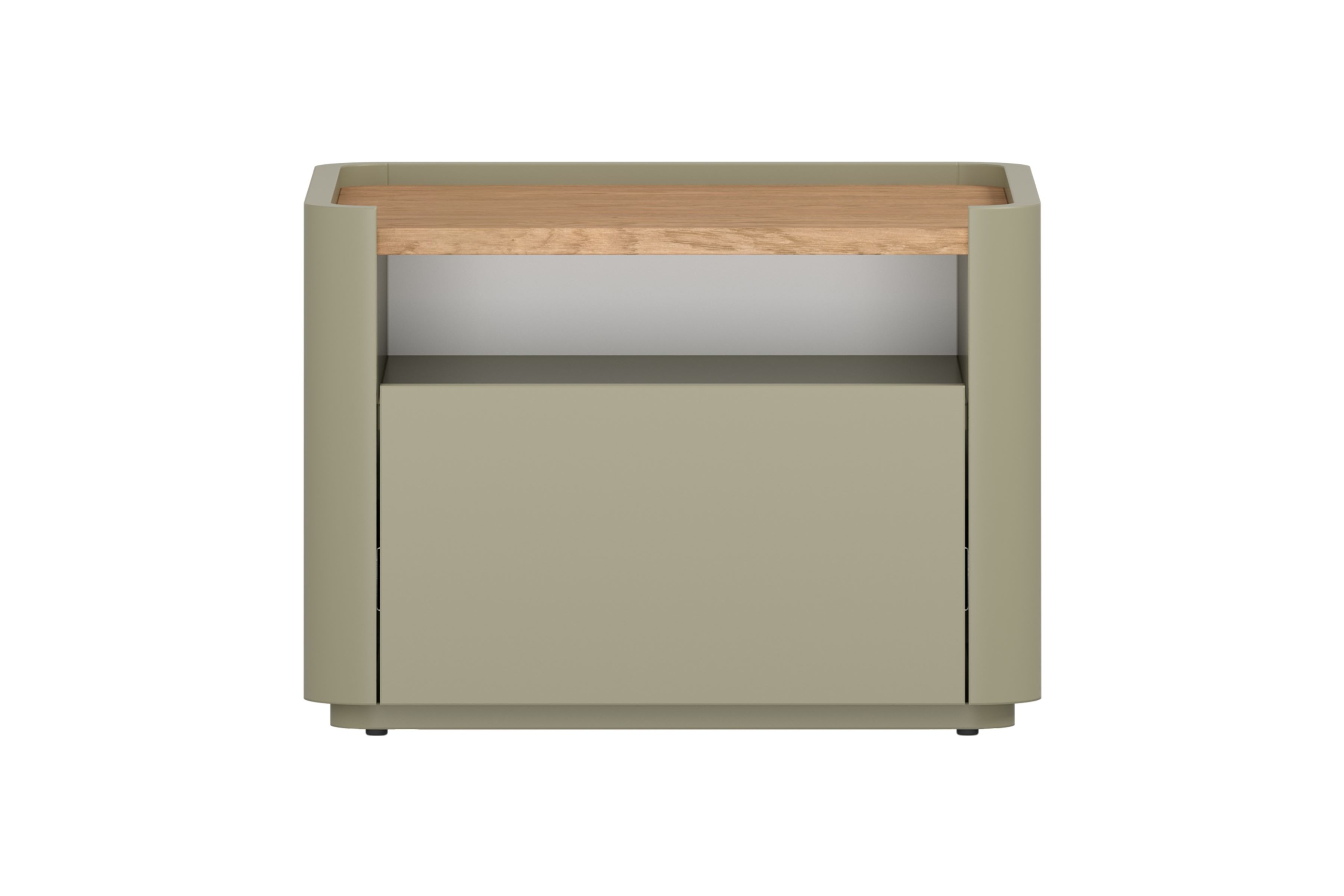 Noční stolek Elivo 50 cm - eukalyptus / dub baltic dune Noční stolek Elivo 50 cm z szuflada - eukaliptus / dub baltic dune