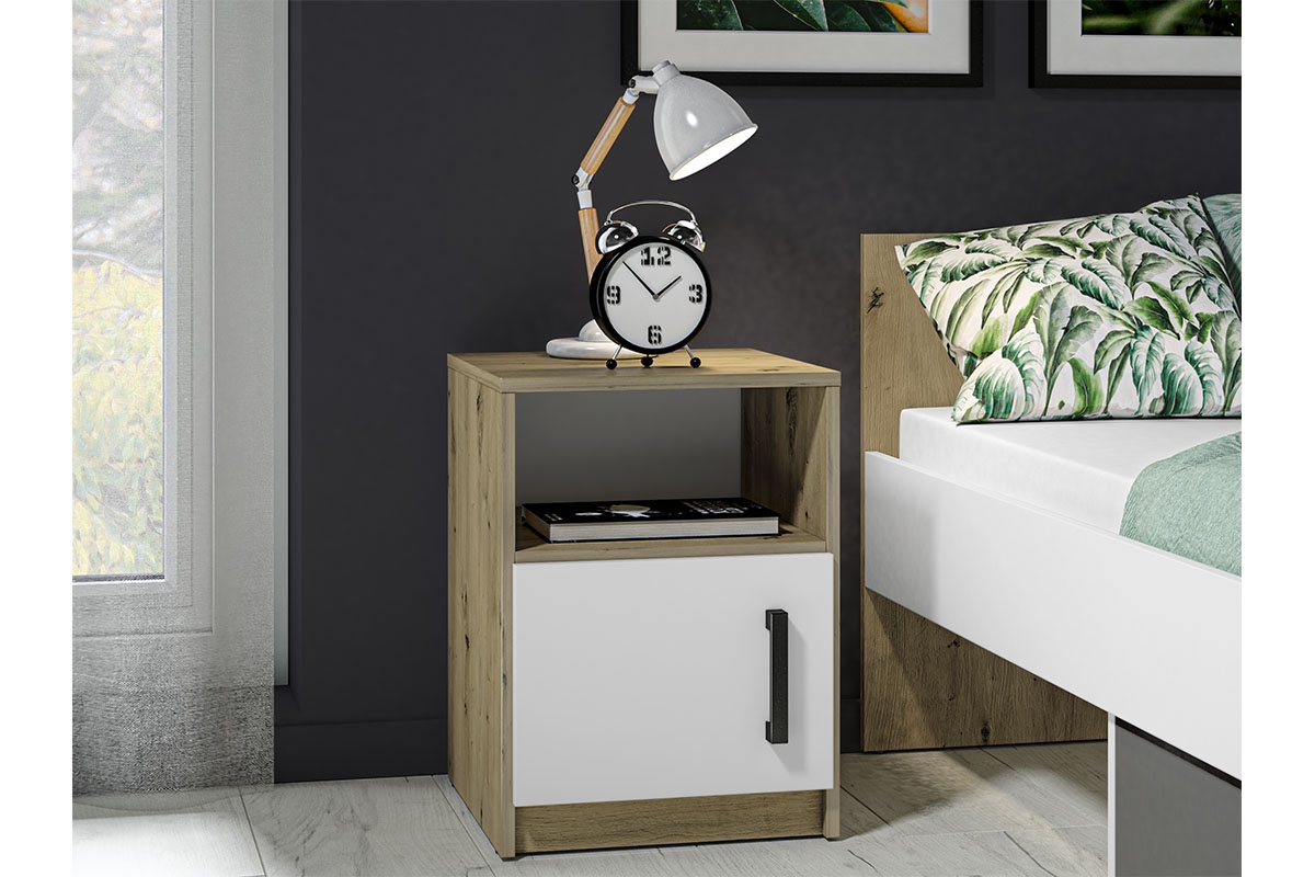 Nočný Stolík Makat 11 Skrinka z uchytem