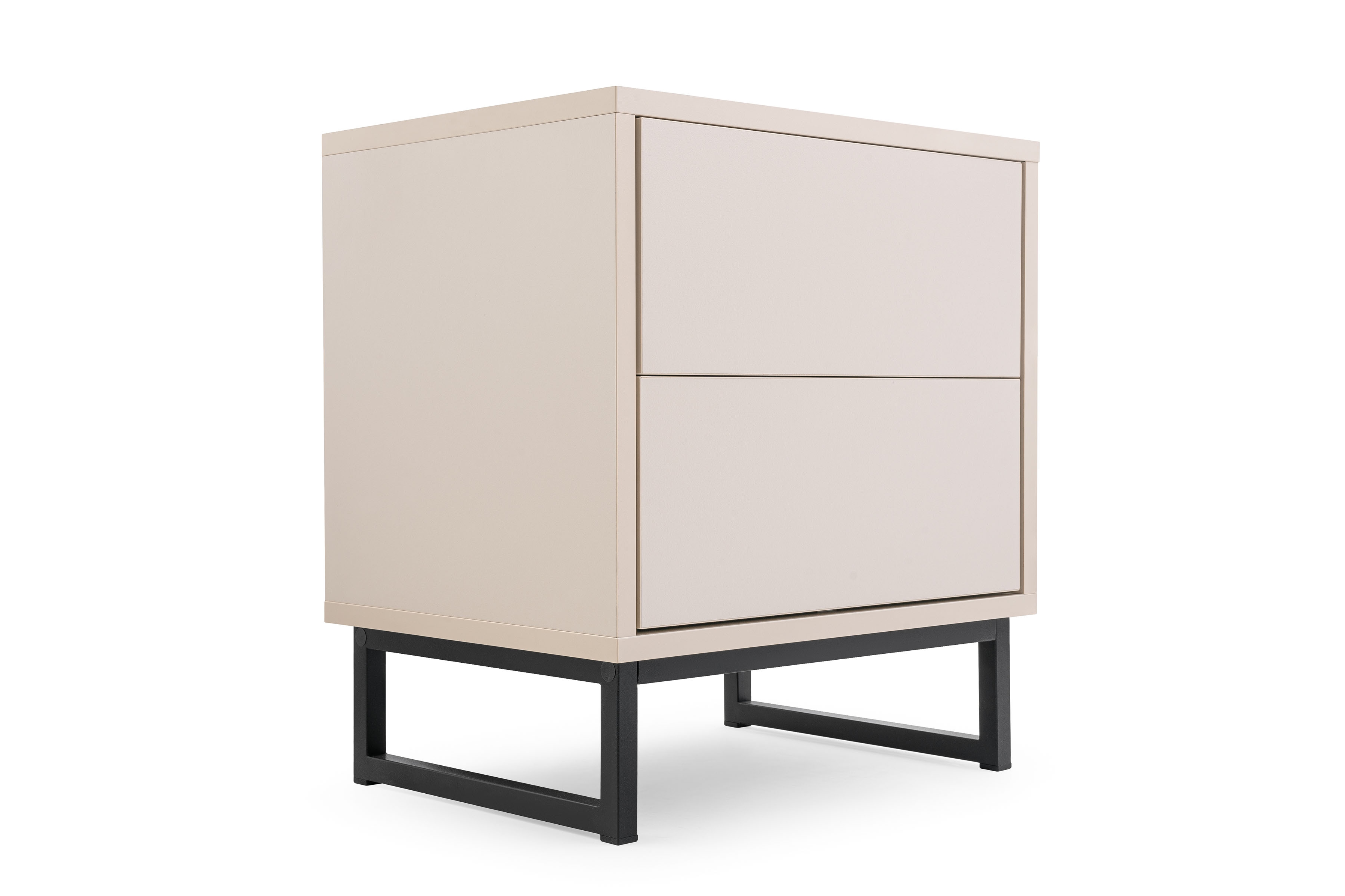 Nočný stolík Genua so zásuvkami 43 cm - Béžová Nočný Stolík Genua so zásuvkami 43 cm - Béžová