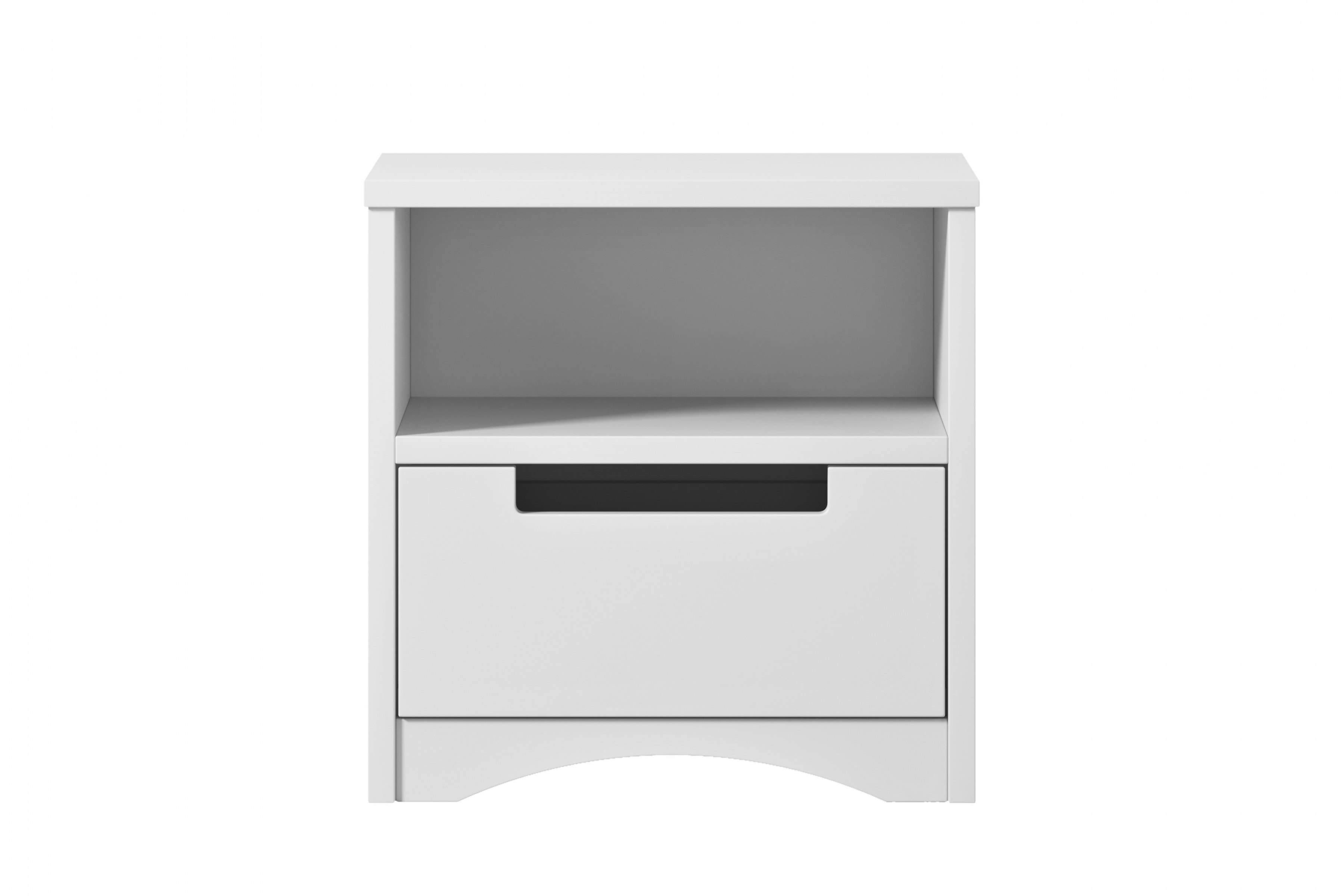 Noční stolek Guli 40 cm se zásuvkou - bílá Noční stolek Guli 40 cm z szuflada - bílá