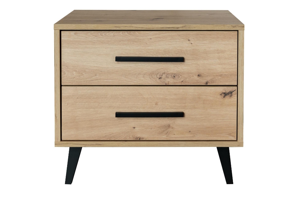 Noční stolek Kos 54 cm se zásuvkami - dub artisan Noční stolek Kos s zásuvkami 54 cm - Dub artisan