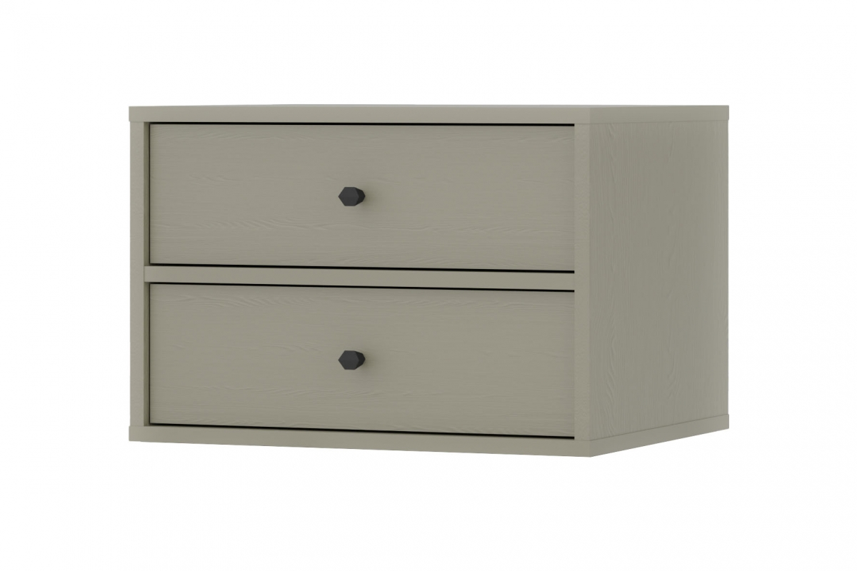 Nočný stolík závesná Lotina IV 2S so zásuvkami 52 cm - eukalyptus Nočný Stolík závesná Lotina IV 2S so zásuvkami 52 cm - eukaliptus